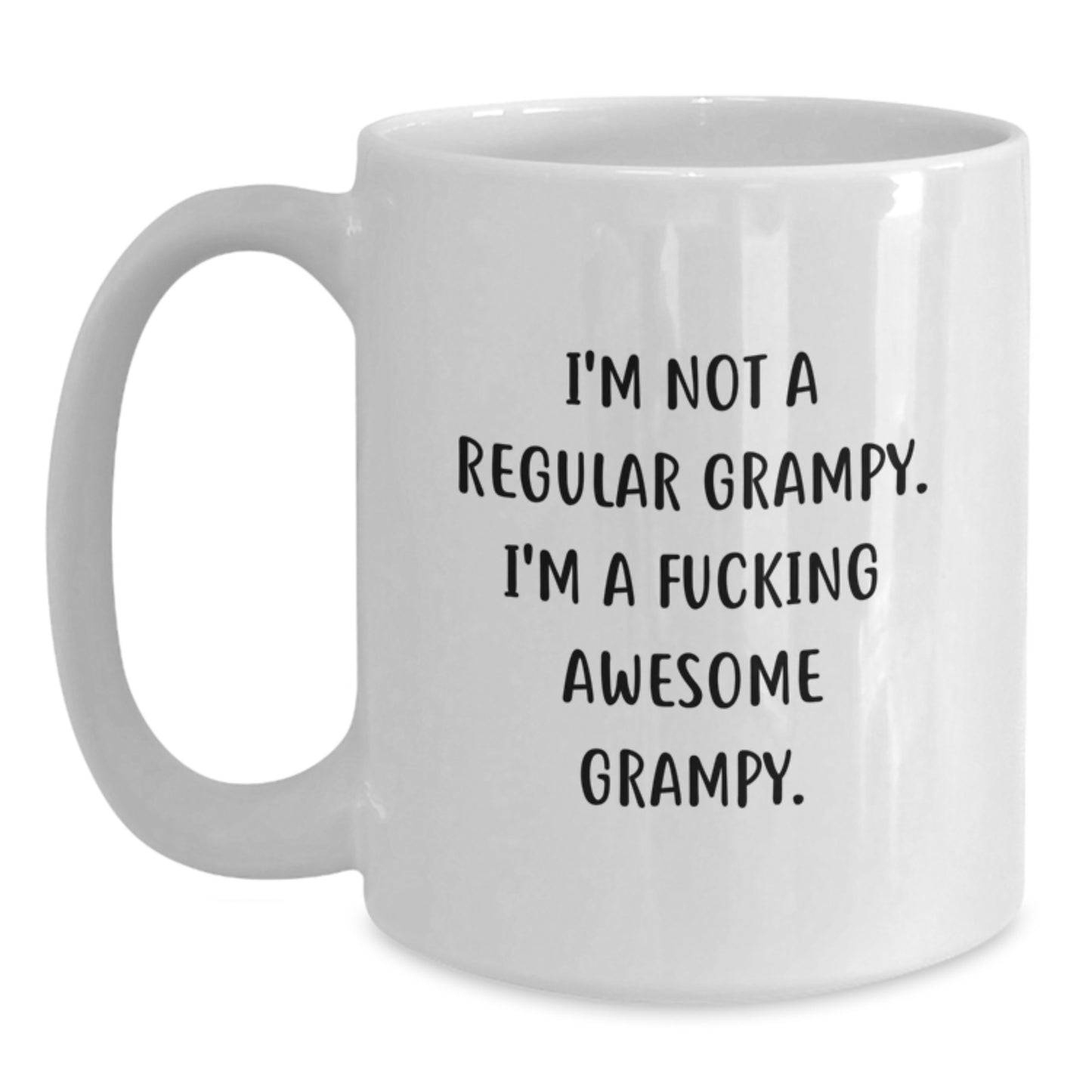 Funny Grampy Gifts for Men from Family - White Coffee Mug, 11oz or 15oz, Ceramic, Microwave & Dishwasher Safe - Main