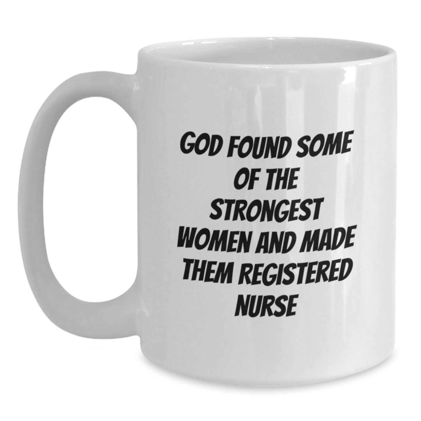 Funny Inspirational Registered Nurse White Coffee Mug Gifts from Friends for Graduation Unique - Main