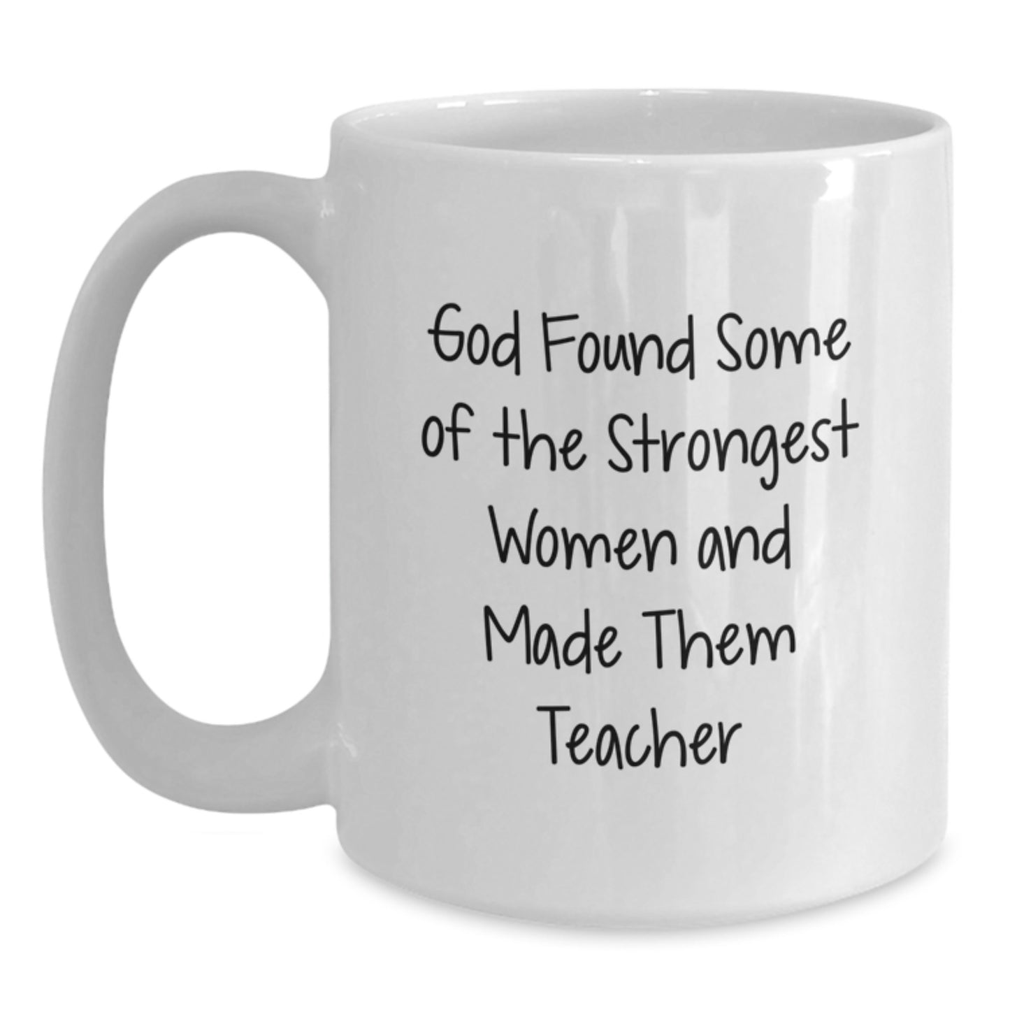 Funny Teacher Gifts from Friends, White Coffee Mug with Cute Quote, Perfect for Teacher Appreciation Christmas Unique Gifts - Main