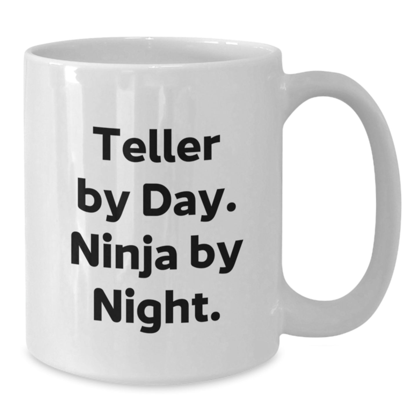 Teller White Coffee Mug, Funny Quote Gifts from Friends to Teller, Best Birthday Unique Gifts for Him, Her, or Anyone - Additional
