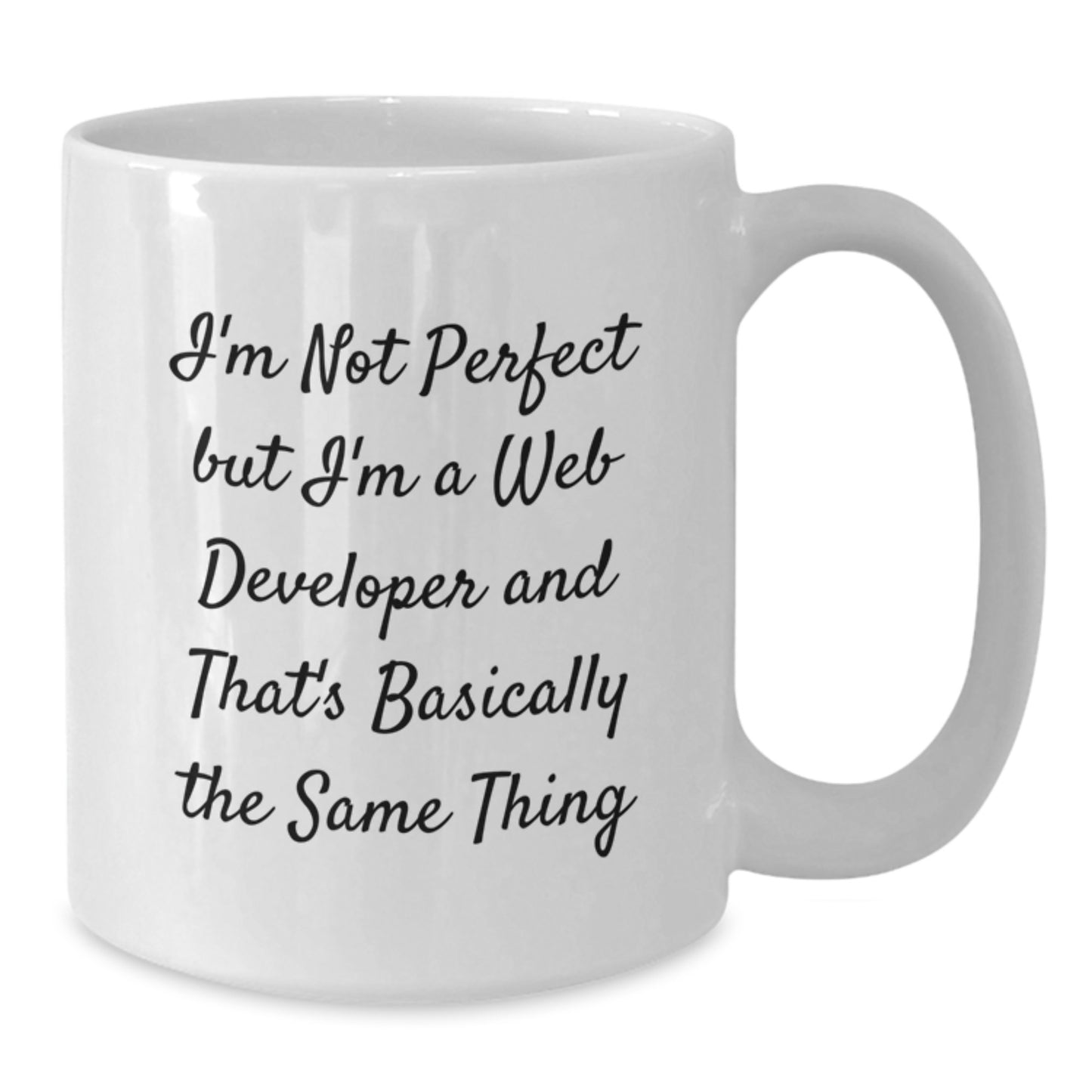 Funny Web Developer Gifts for Men, Unique Valentine's Unique Gifts from Friends, Cozy White Coffee Mug for Web Developer - Additional