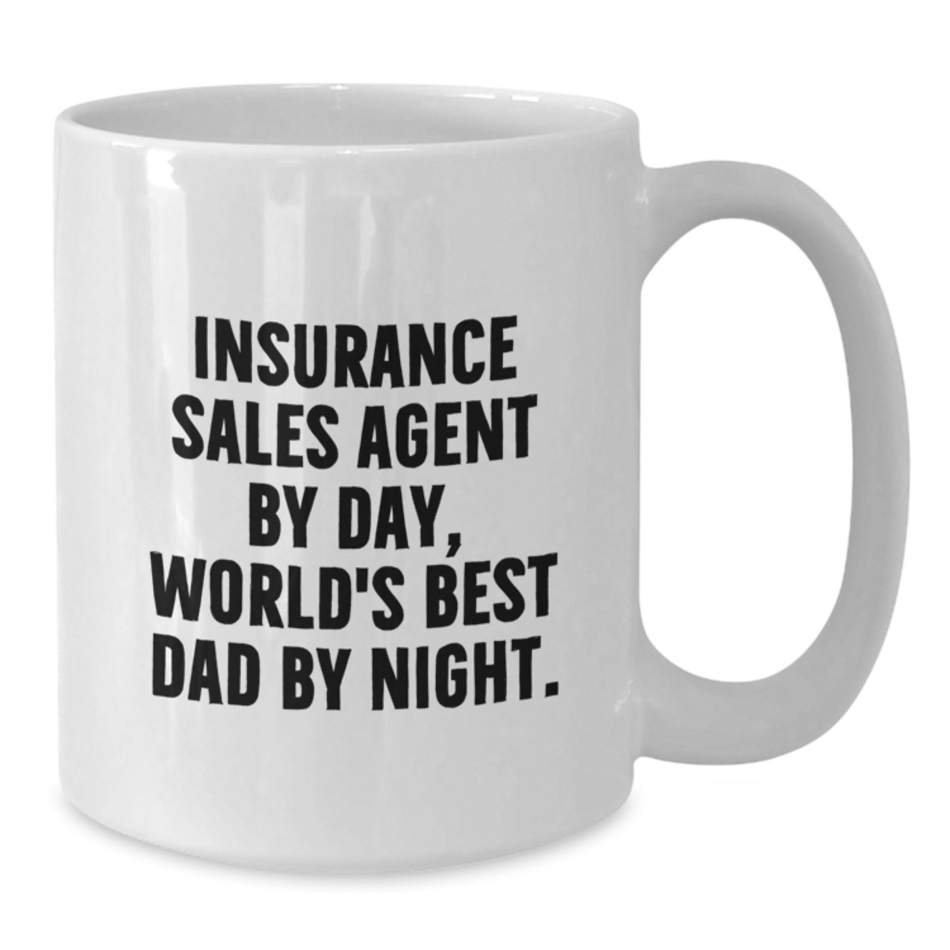 Insurance Sales Agent Gifts, Funny Quote White Coffee Mug, Birthday Unique Presents, Gifts from Men for Insurance Sales Agent - Additional