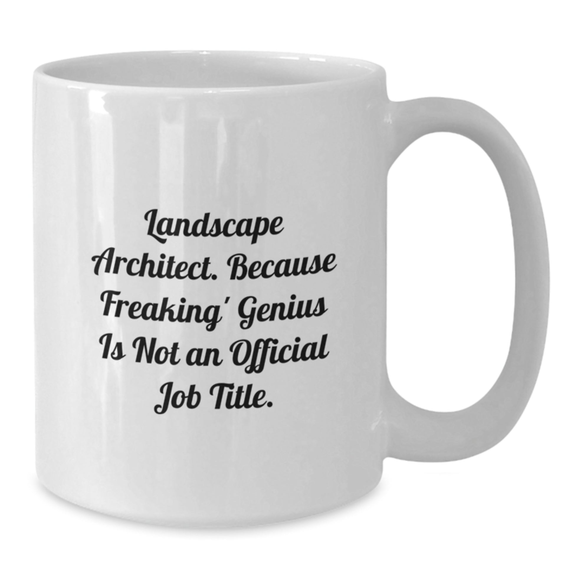 Funny Gifts from Friends for Landscape Architects, White Coffee Mug, Graduation Unique Gifts - Additional