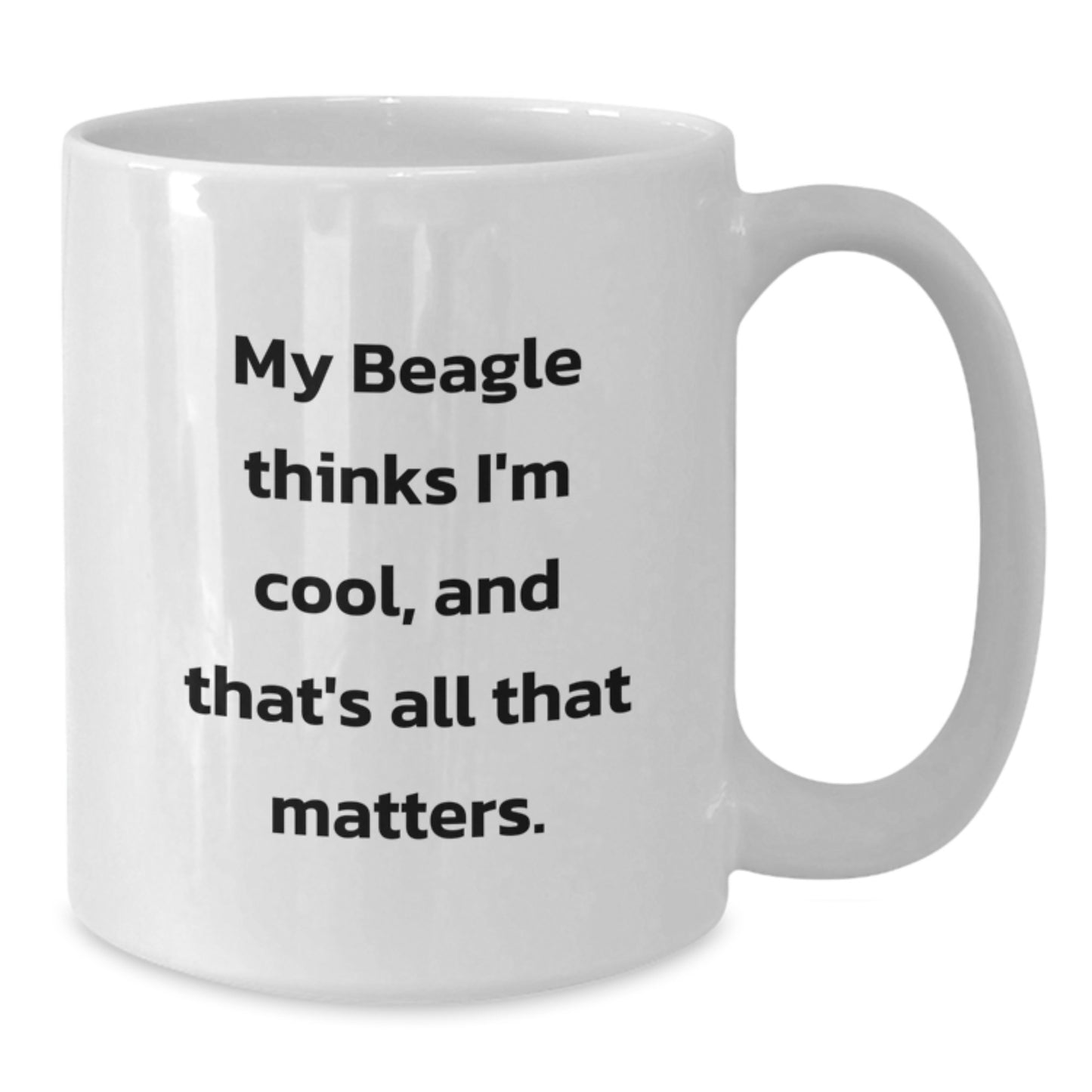 Beagle Dog Lover Gifts from Friends for Beagle Dog Owners Beagle Dog White Coffee Mug Funny Valentine's Unique Gifts - Additional