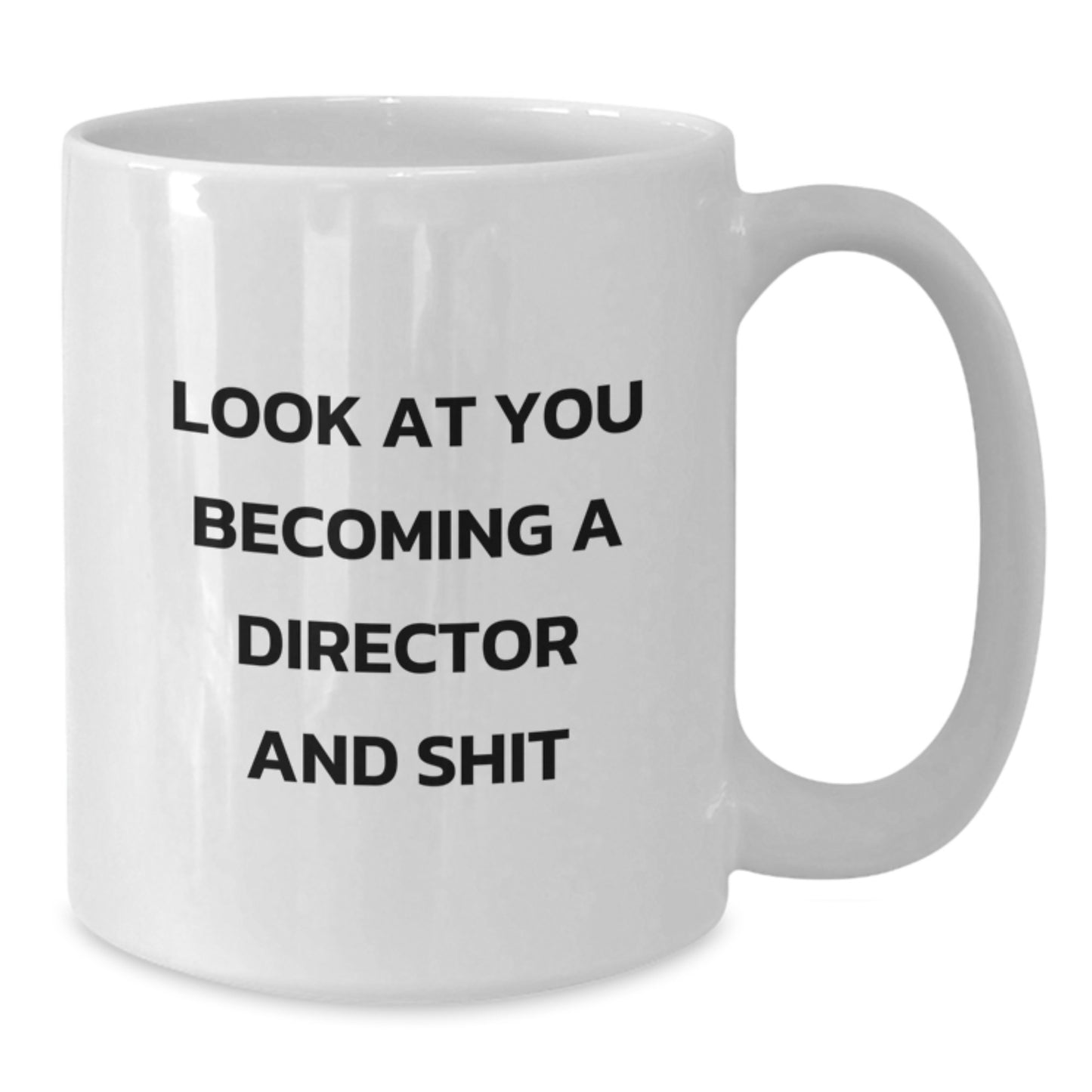 Funny Director Quote White Coffee Mug, Gifts from Friends, Perfect Graduation Unique Gifts for Director Men - Additional