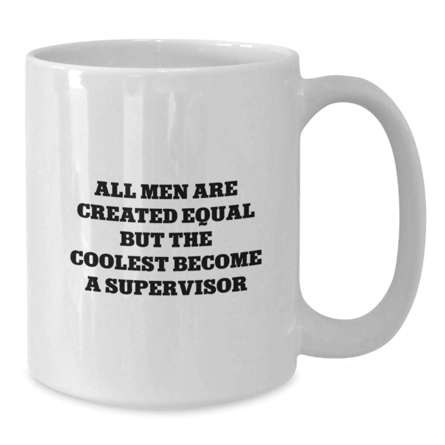 Funny Supervisor Gifts from Men for Supervisor on Father's Day Unique White Coffee Mug - Additional