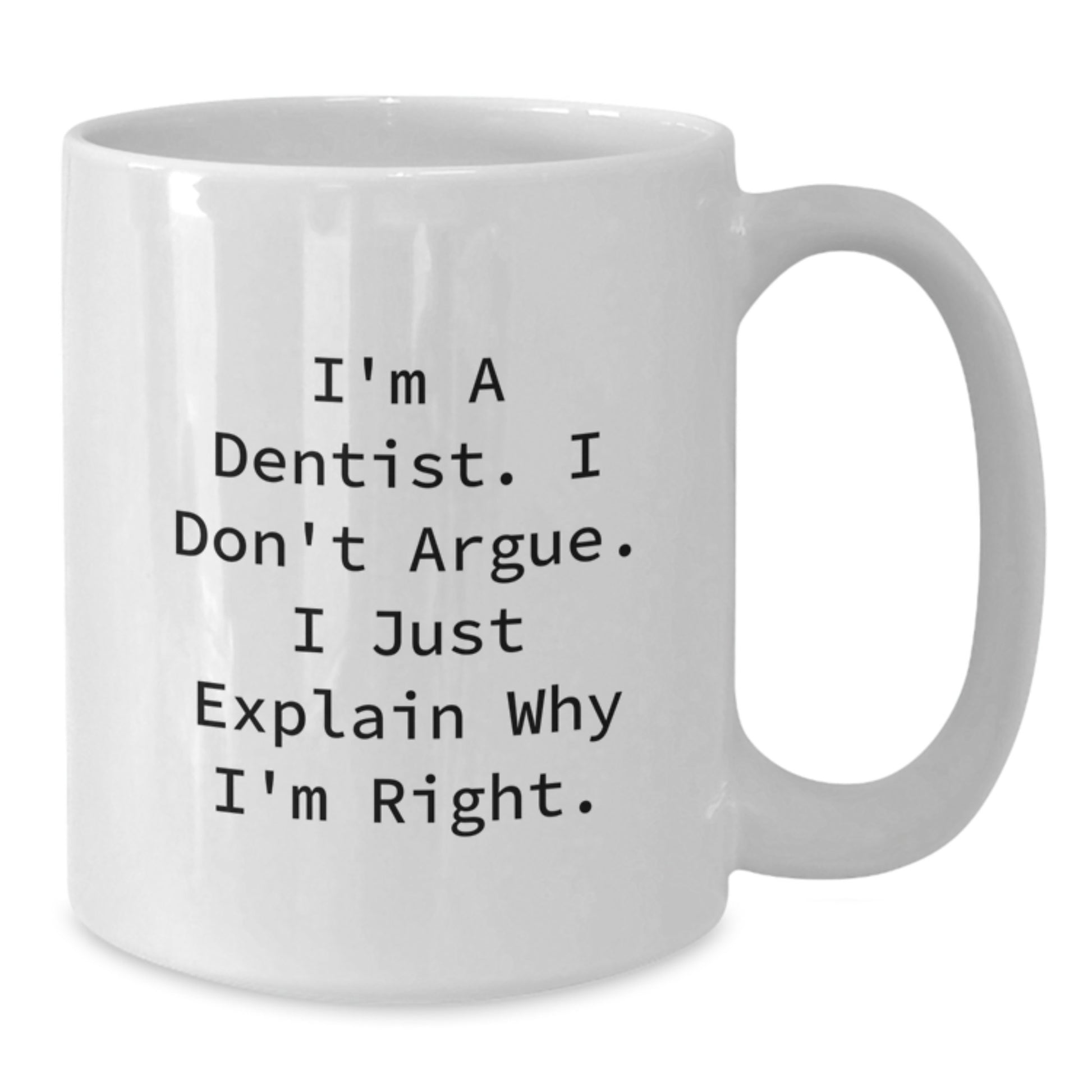 Funny Dentist Gifts from Friends Unique White Coffee Mugs for Men Women Friends Coworkers Family Graduation Unique Gifts - Additional