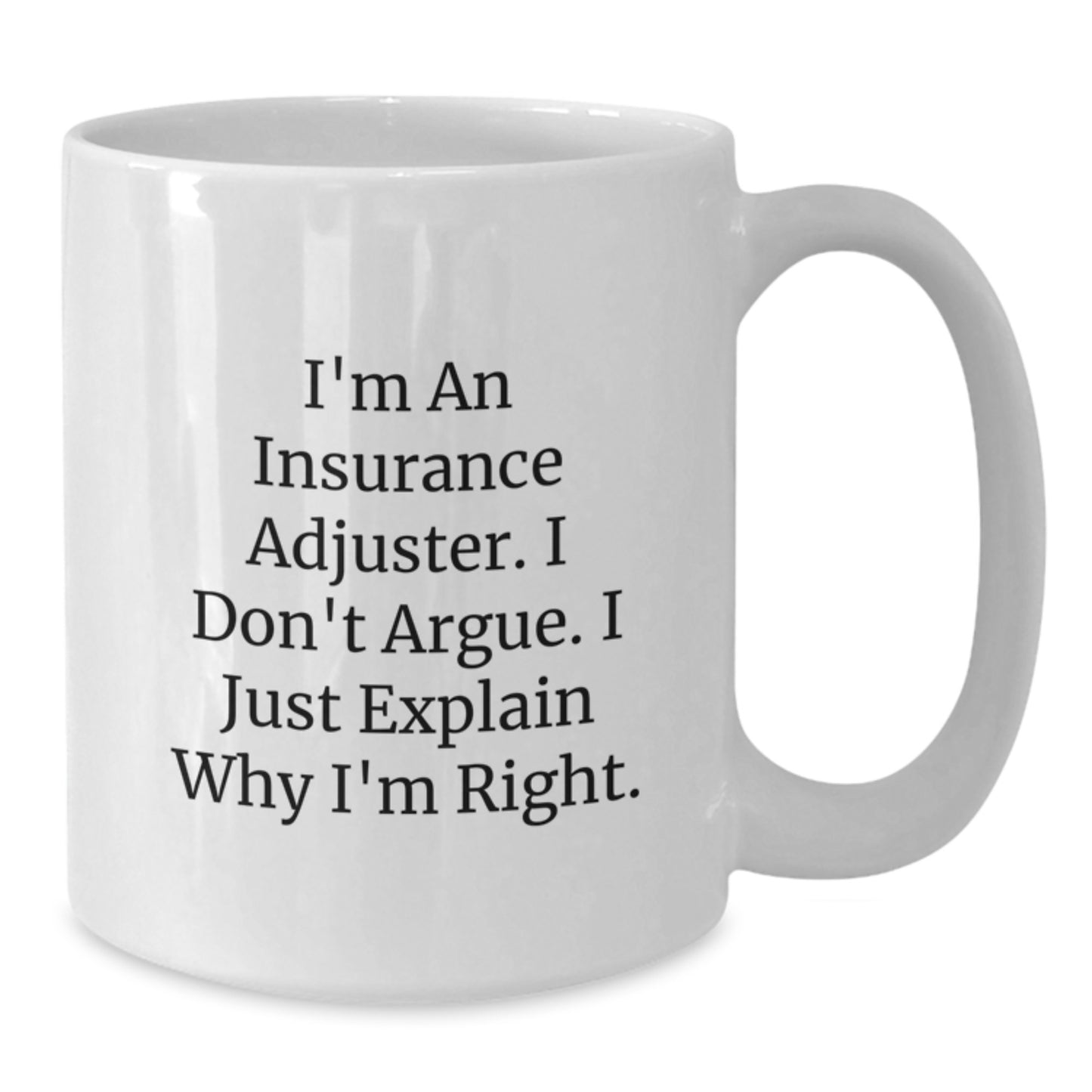 Funny Insurance Adjuster Gifts from Family, White Coffee Mug for Insurance Adjuster Men, Unique Graduation Unique Gifts for Insurance Adjuster Friends - Additional