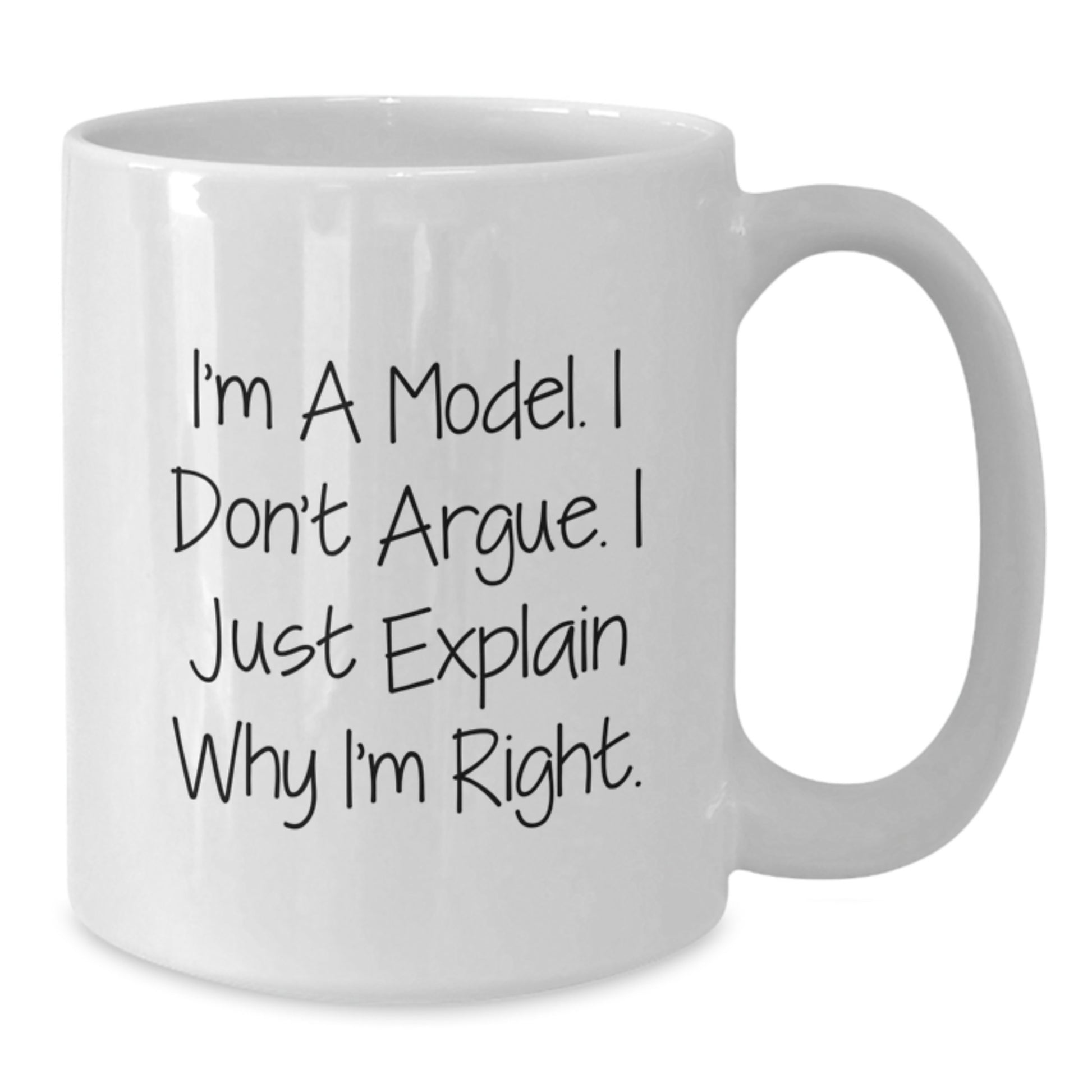 Funny Model White Coffee Mugs Gifts from Friends for Graduation Unique Model Lover - Additional
