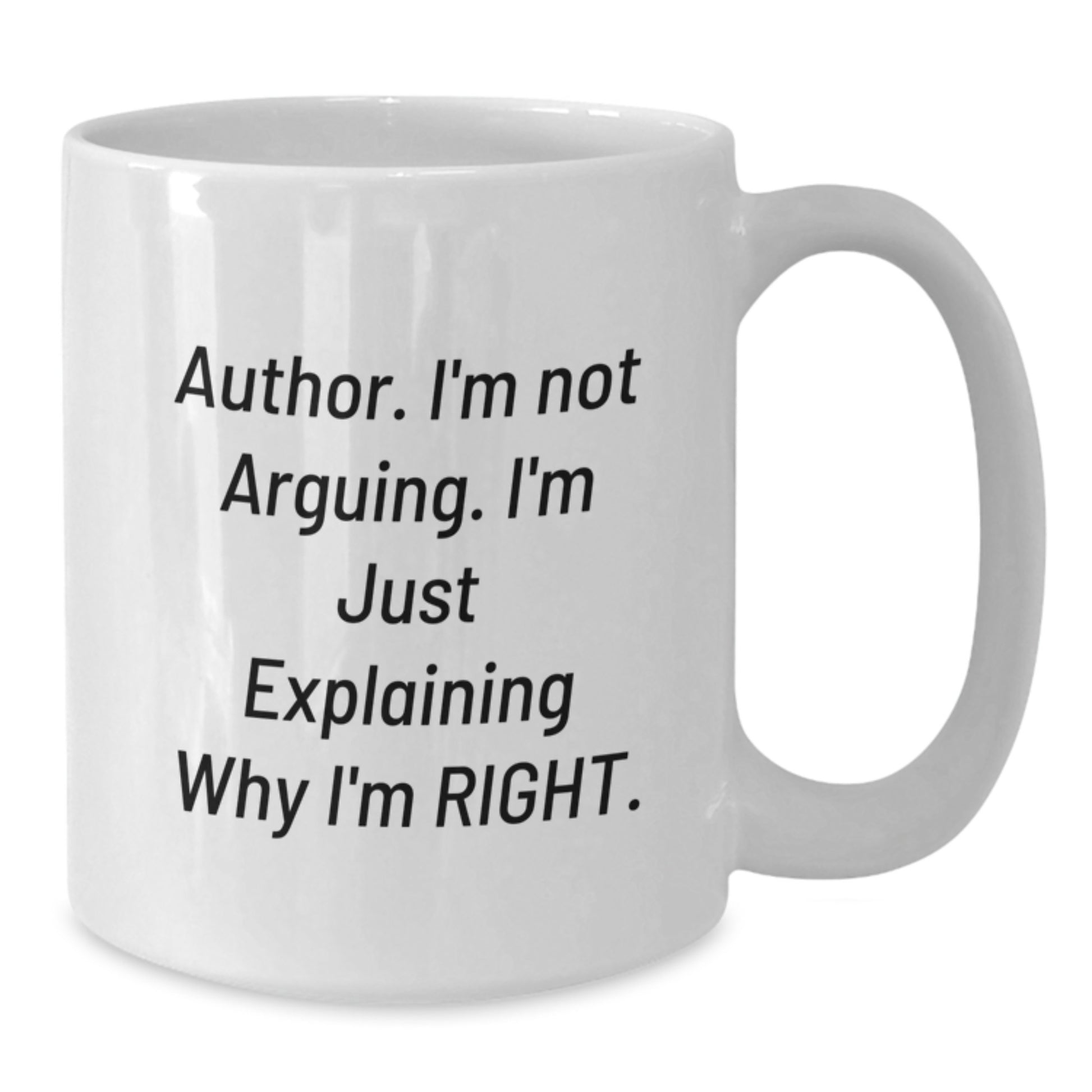 Funny Author White Coffee Mugs Gifts from Friends for Authors Graduation Unique Gifts - Additional