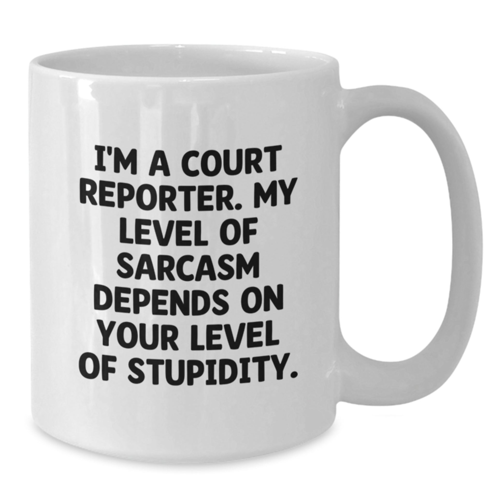 Funny Court Reporter Gifts from Friends to Court Reporters for Graduation Unique Celebration White Coffee Mug - Additional