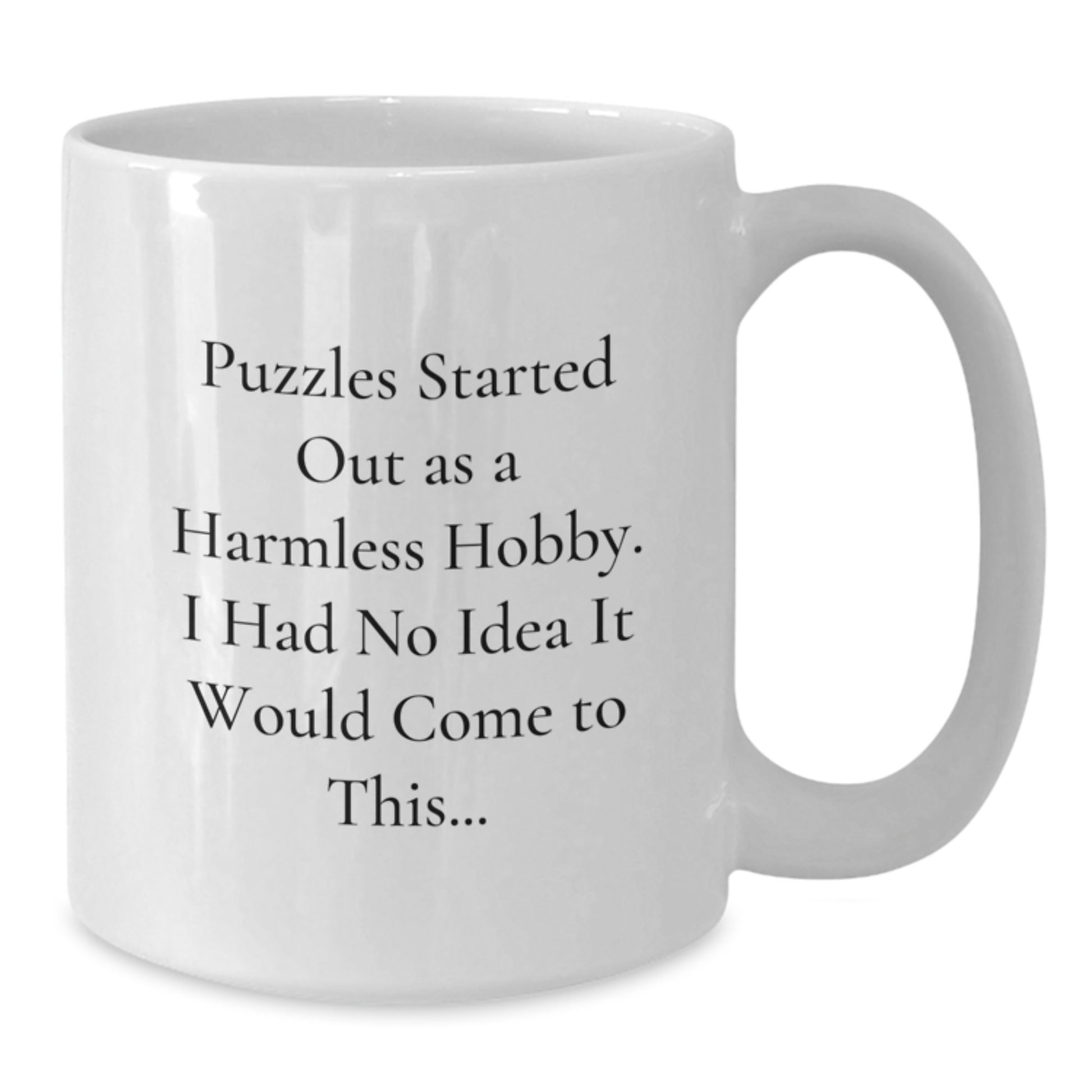 Puzzles Lover Gifts from Men, Funny White Coffee Mug for Puzzles Enthusiasts, Christmas Unique Gifts - Additional