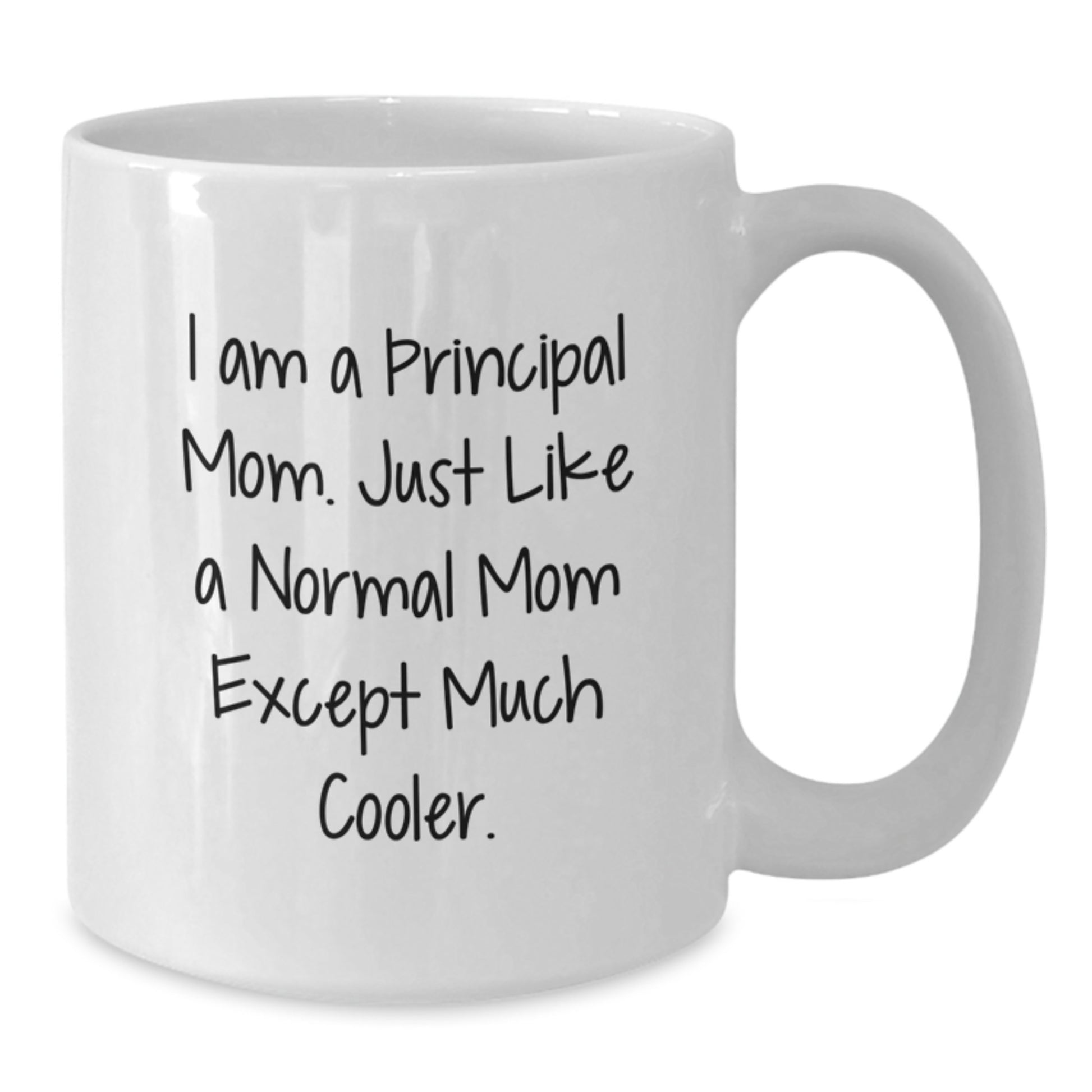 Funny Principal Mom Gifts from Men to Friends White Coffee Mug for Christmas Unique Presents - Additional