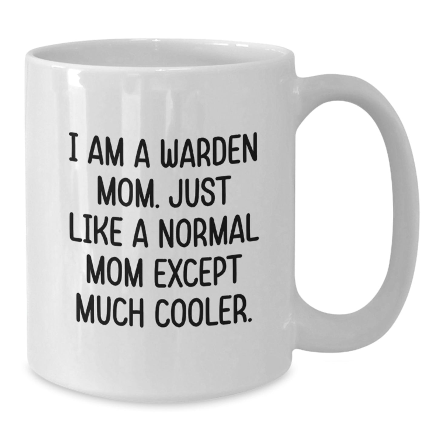 Funny Warden Humor Coffee Mug Gifts from Mom to Warden Dad on Valentine's - Additional