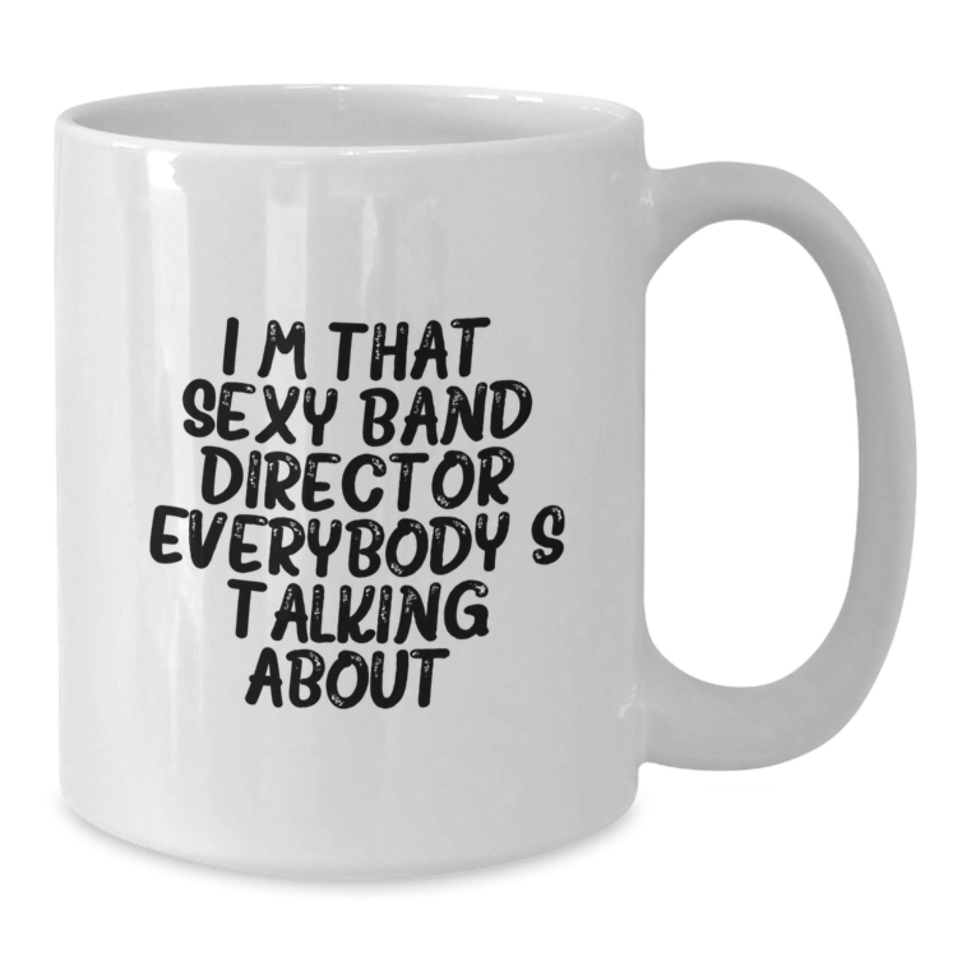 Funny Band Director Gifts from Men to Friends - White Coffee Mug for Christmas Unique Presents - Additional