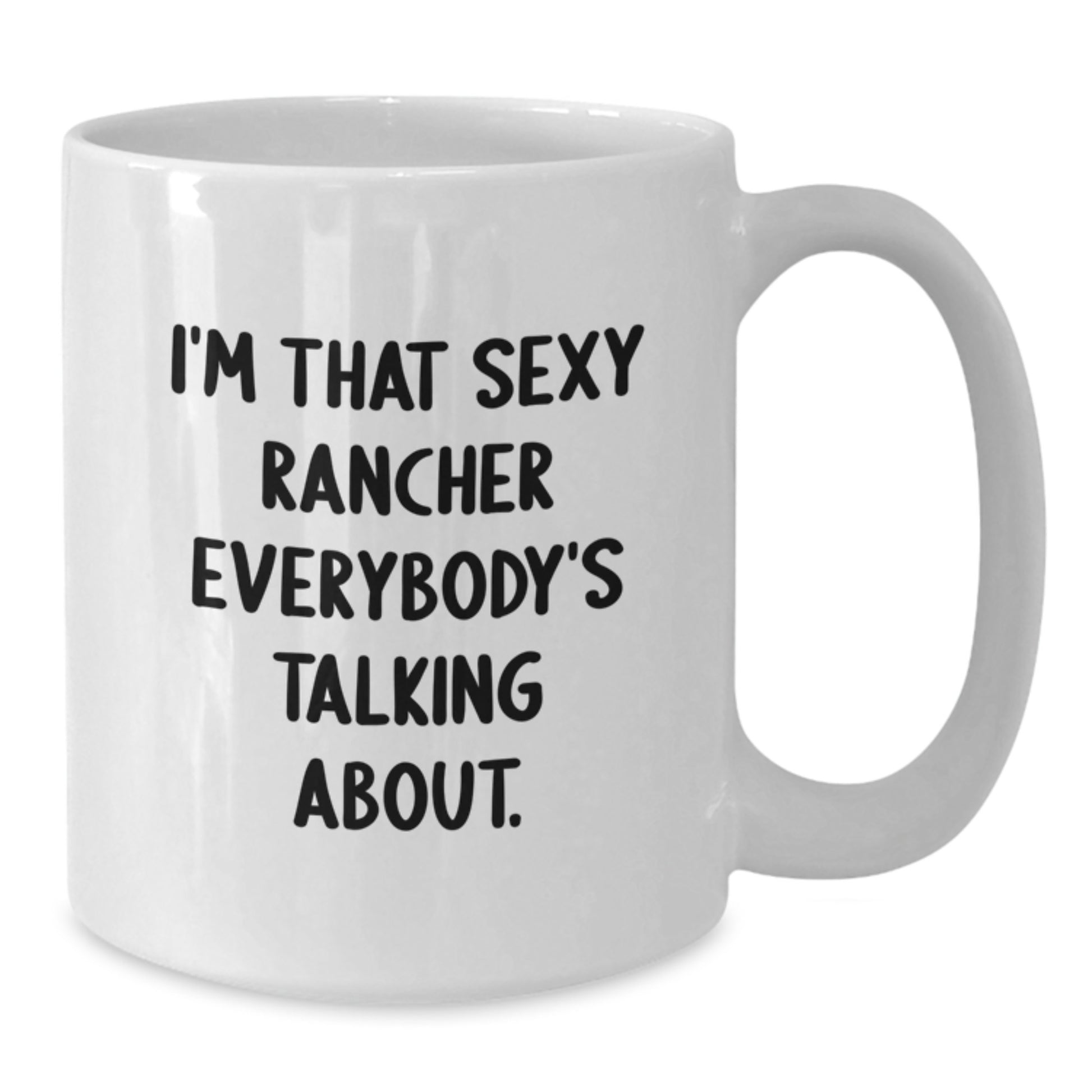 Funny Rancher Gifts, Unique White Coffee Mug, Christmas Unique Gifts from Friends to Rancher - Additional