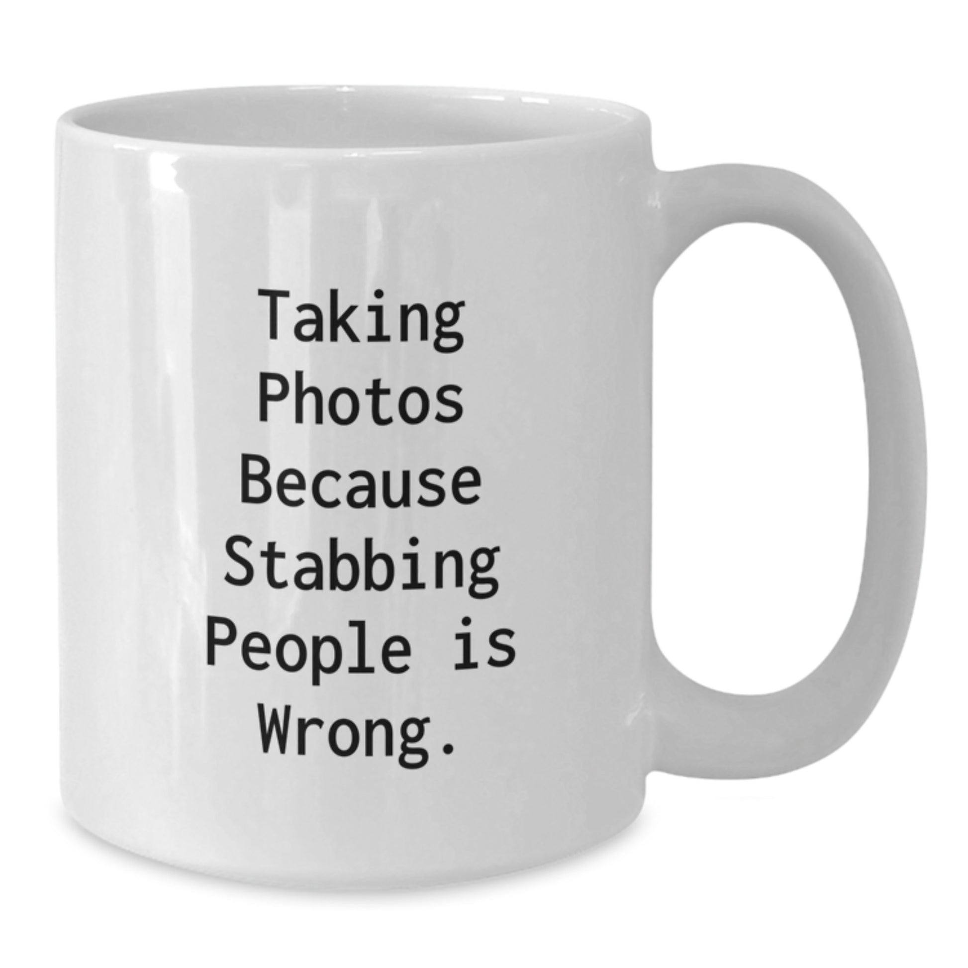 Funny Taking Photos Gifts for Men Women Friends Coworkers from Family, White Coffee Mug with Quirky Quote, Perfect Christmas Unique Gifts - Additional