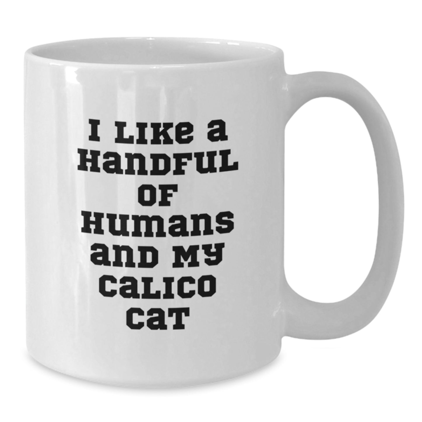 Calico Cat Lover Gifts from Men Friends to Women Valentine's Unique White Coffee Mug - Additional