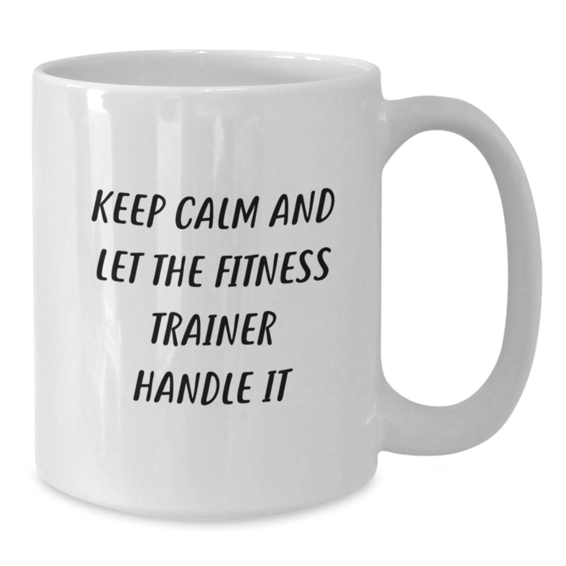 Gifts from Friends to the Fitness Trainer, Funny White Coffee Mug with Motivational Quote, Perfect Christmas Unique Gifts for Fitness Enthusiasts - Additional