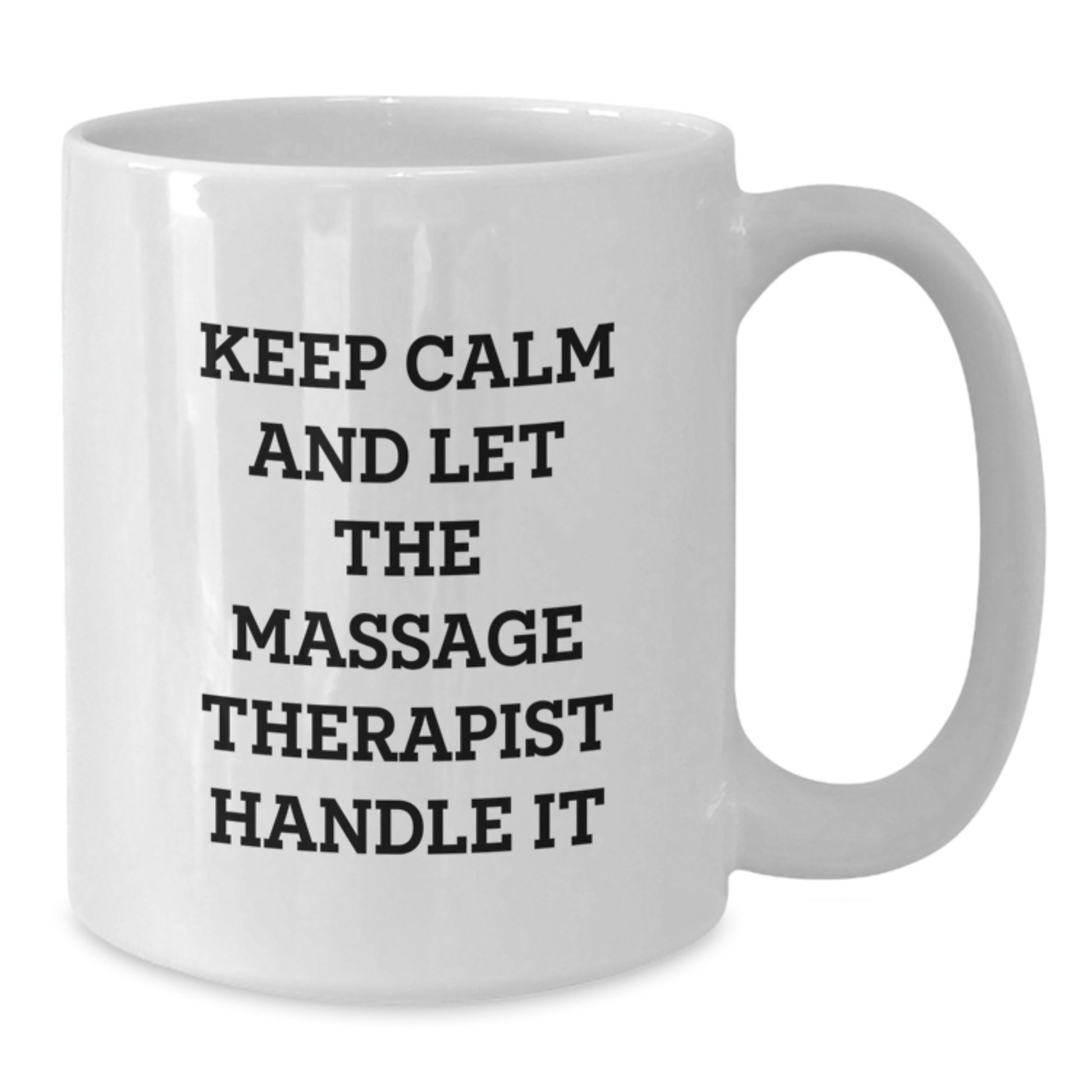 Funny Gift for Massage Therapist Gifts from Friends - 'Keep Calm and Let the Massage Therapist Handle It' Christmas Unique Gifts - Additional