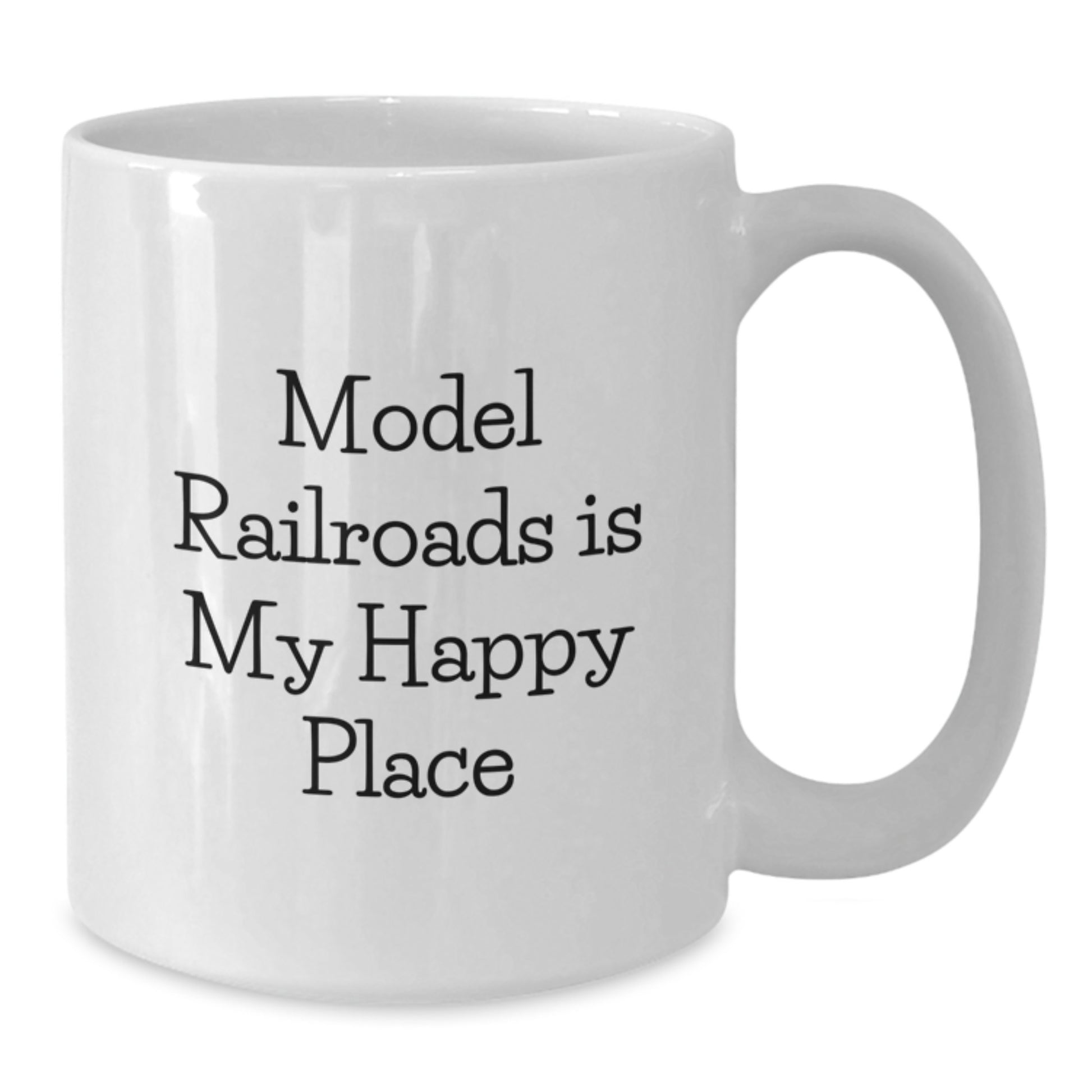 Model Railroads Enthusiast Gifts from Dad for Father's Day Unique White Coffee Mug - Additional