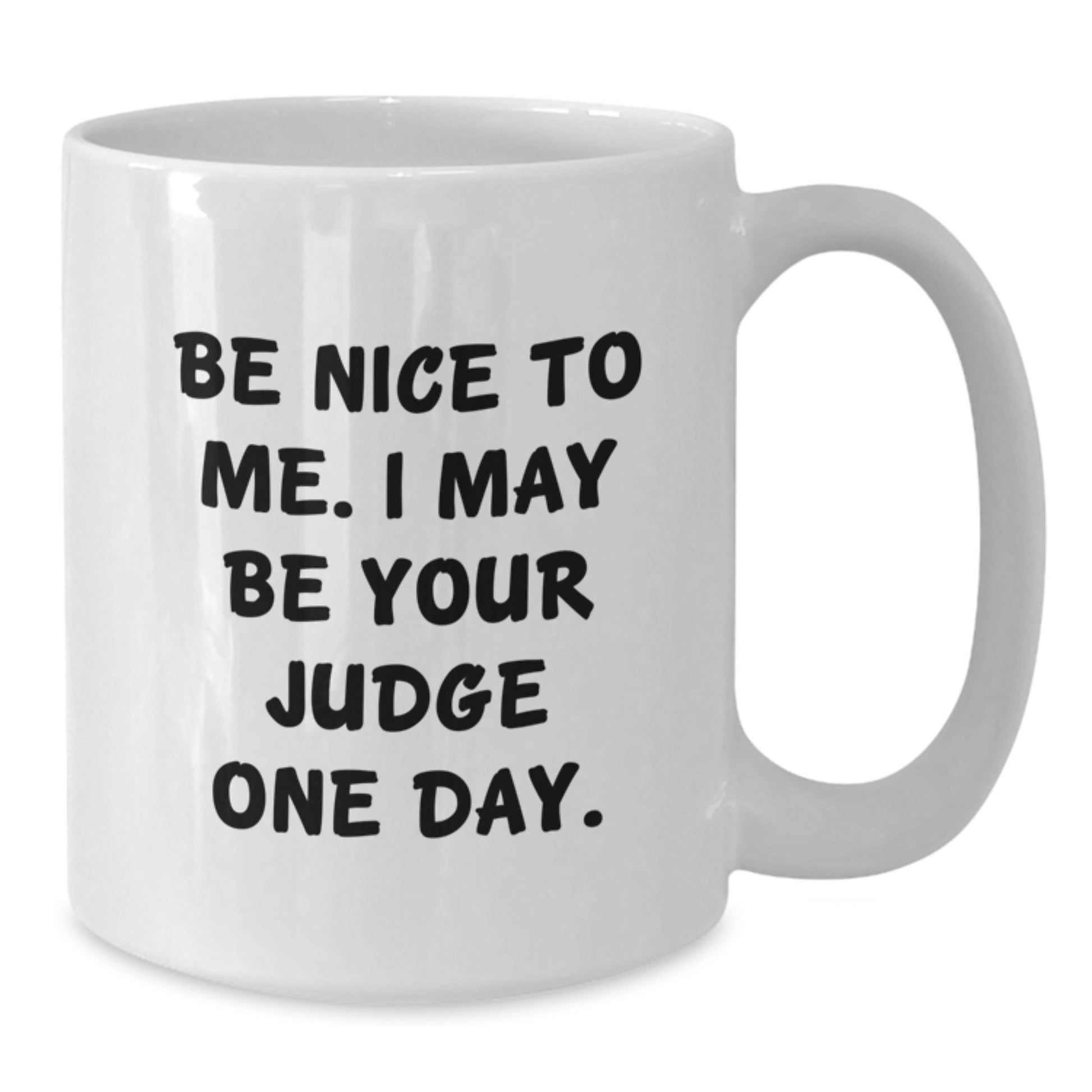 Funny Judge White Coffee Mug Gifts from Friends for Birthday Unique Unique - Additional