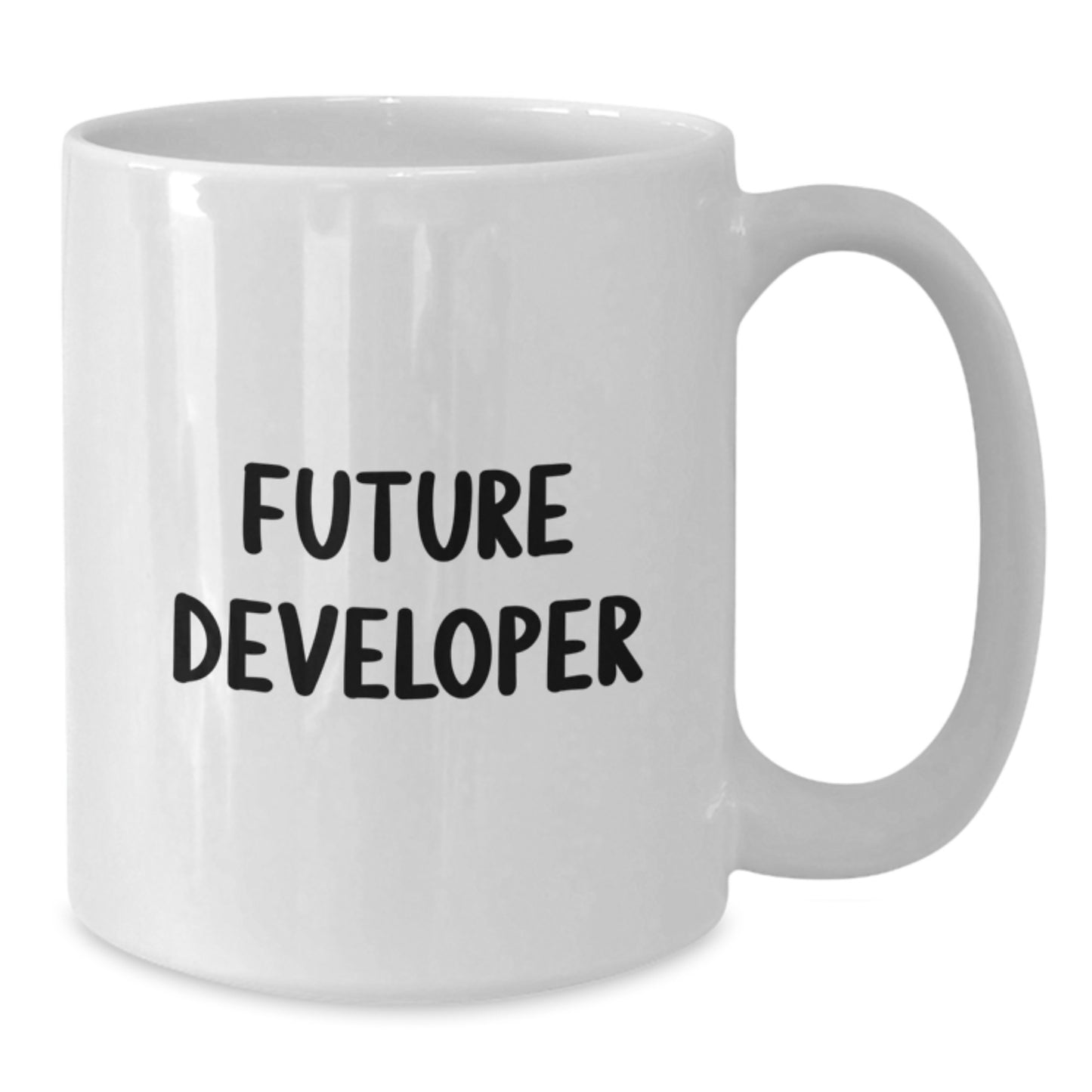 Funny Developer Quote Gifts from Friends for Men - Future Developer White Coffee Mug, Perfect Christmas Unique Gifts - Additional