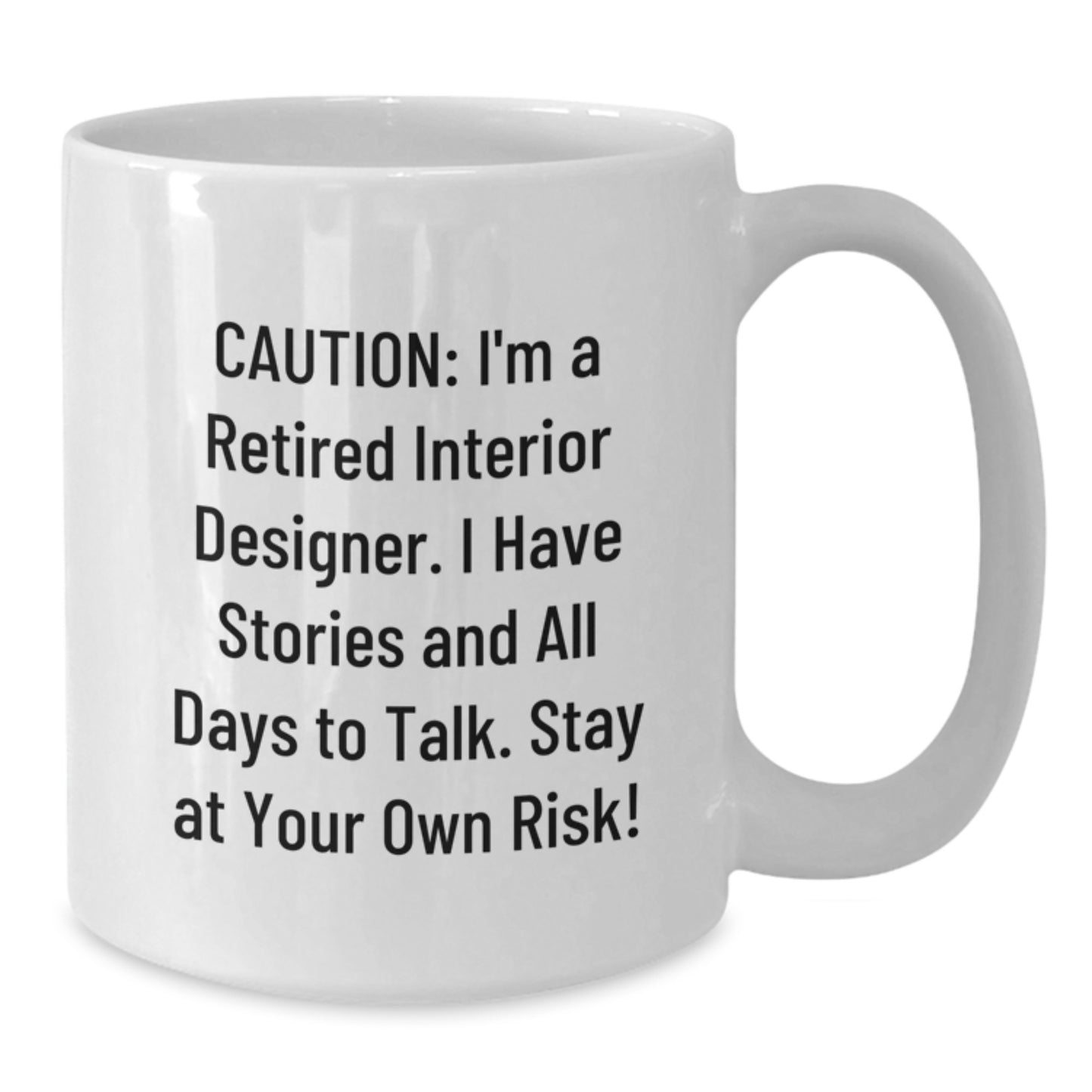 Funny Interior Designer White Coffee Mug Gifts from Friends to Interior Designer at Christmas - Additional