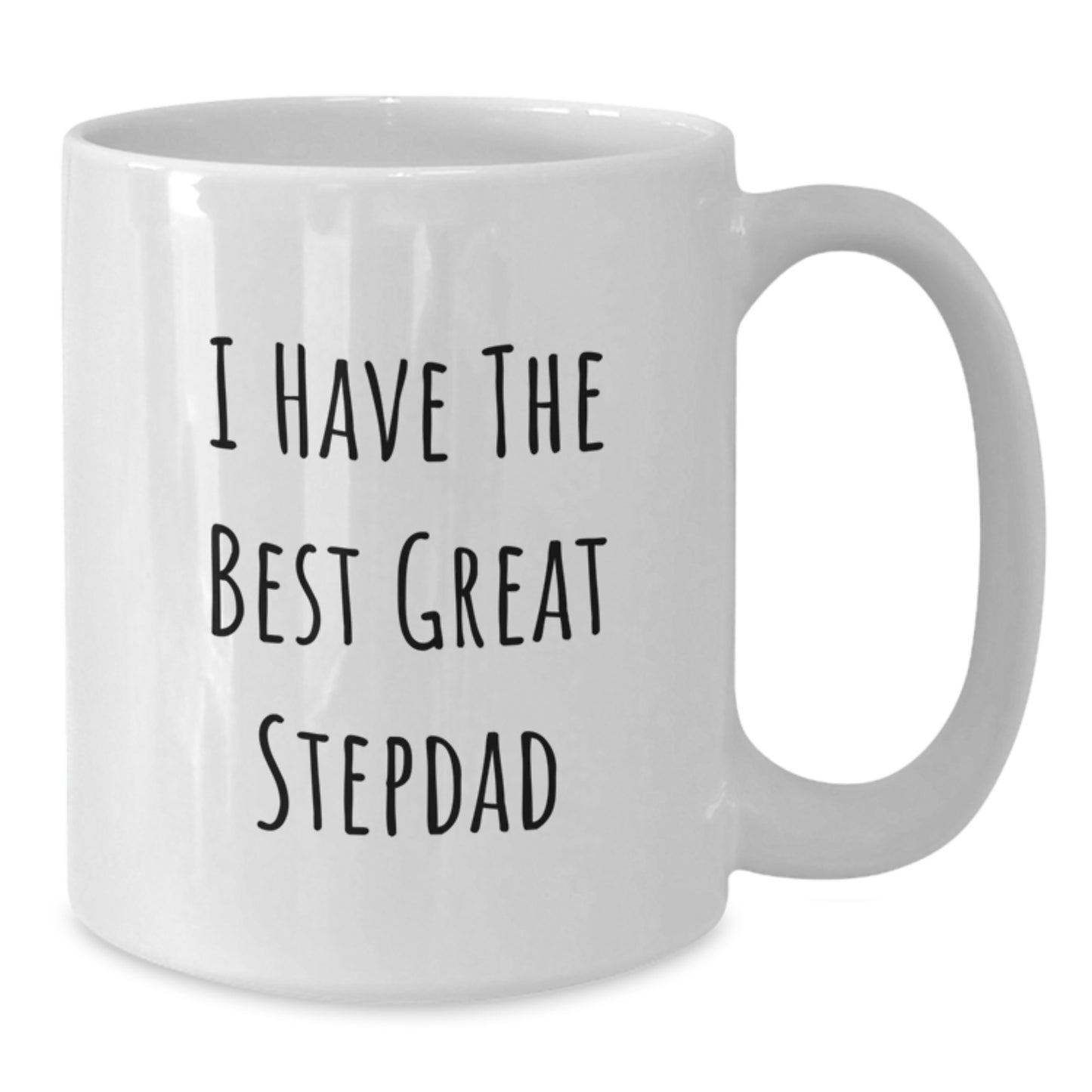 Funny Stepdad Gifts from Family Unique Birthday Ideas White Coffee Mug I Have The Best Great Stepdad - Additional