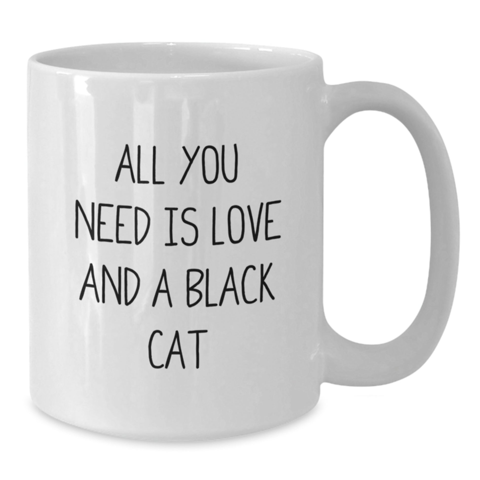 Funny Black Cat White Coffee Mugs Gifts from Friends and Family for Christmas Unique - Additional