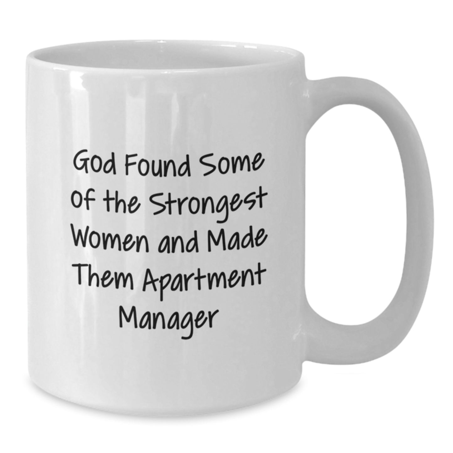 Funny Apartment Manager Gifts from Women, White Coffee Mug for Apartment Manager, Graduation Unique Gifts - Additional