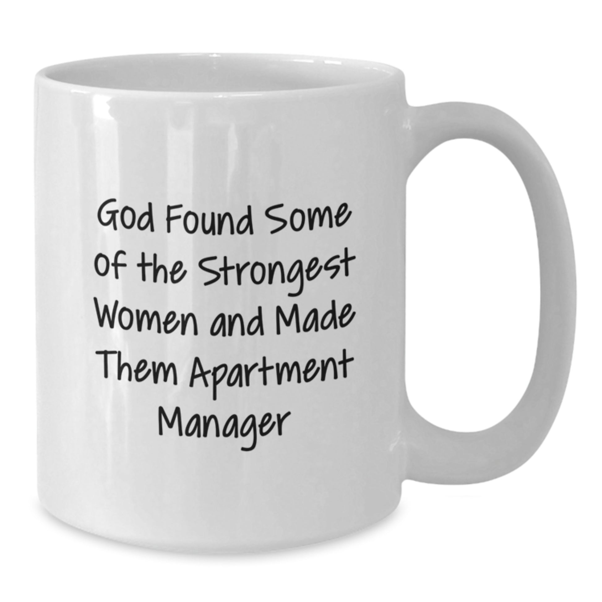 Funny Apartment Manager Gifts from Women, White Coffee Mug for Apartment Manager, Graduation Unique Gifts - Additional