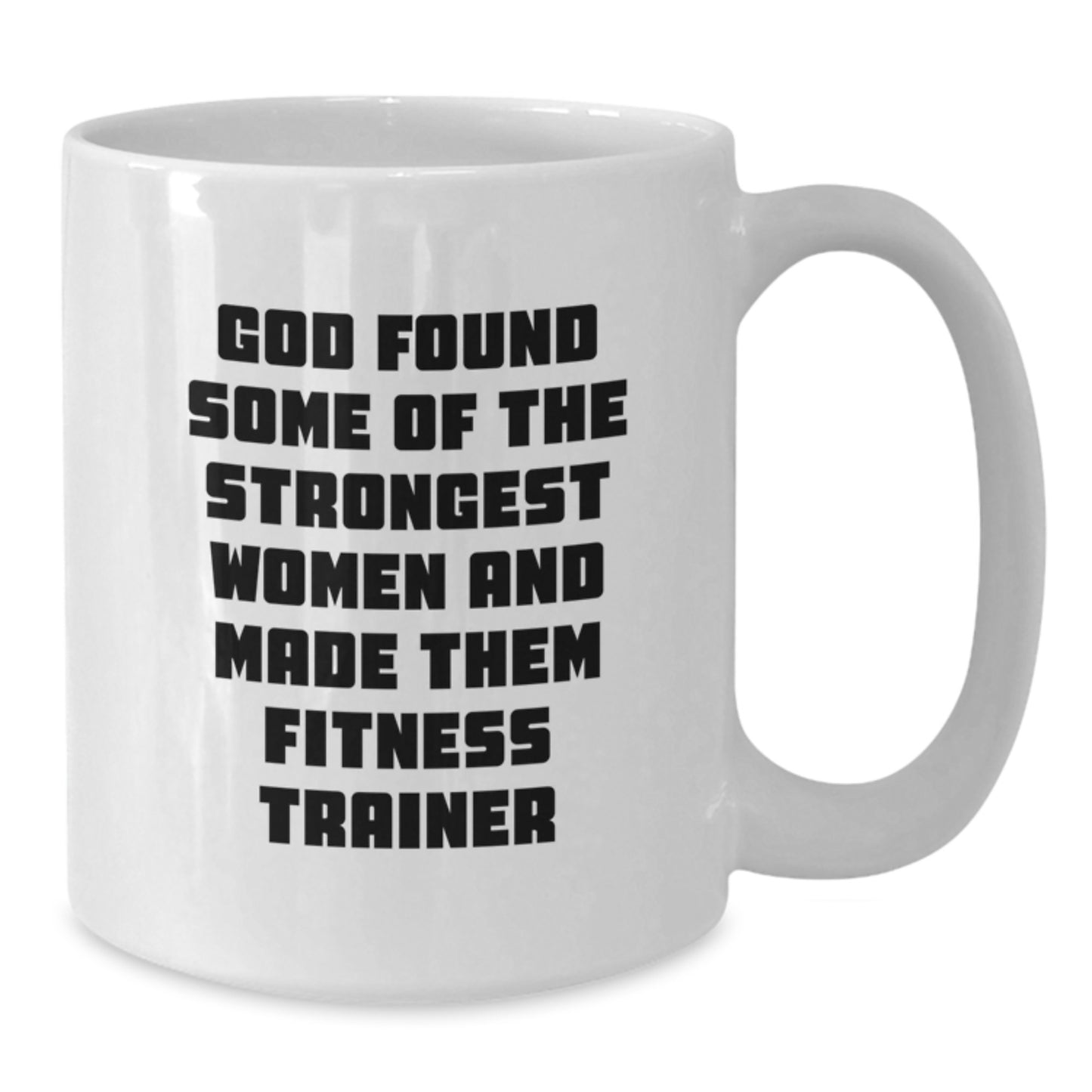 Funny Fitness Trainer White Coffee Mug, Gifts from Friends to Fitness Trainers, Birthday Unique Gifts, Fitness Trainer Motivation - Additional
