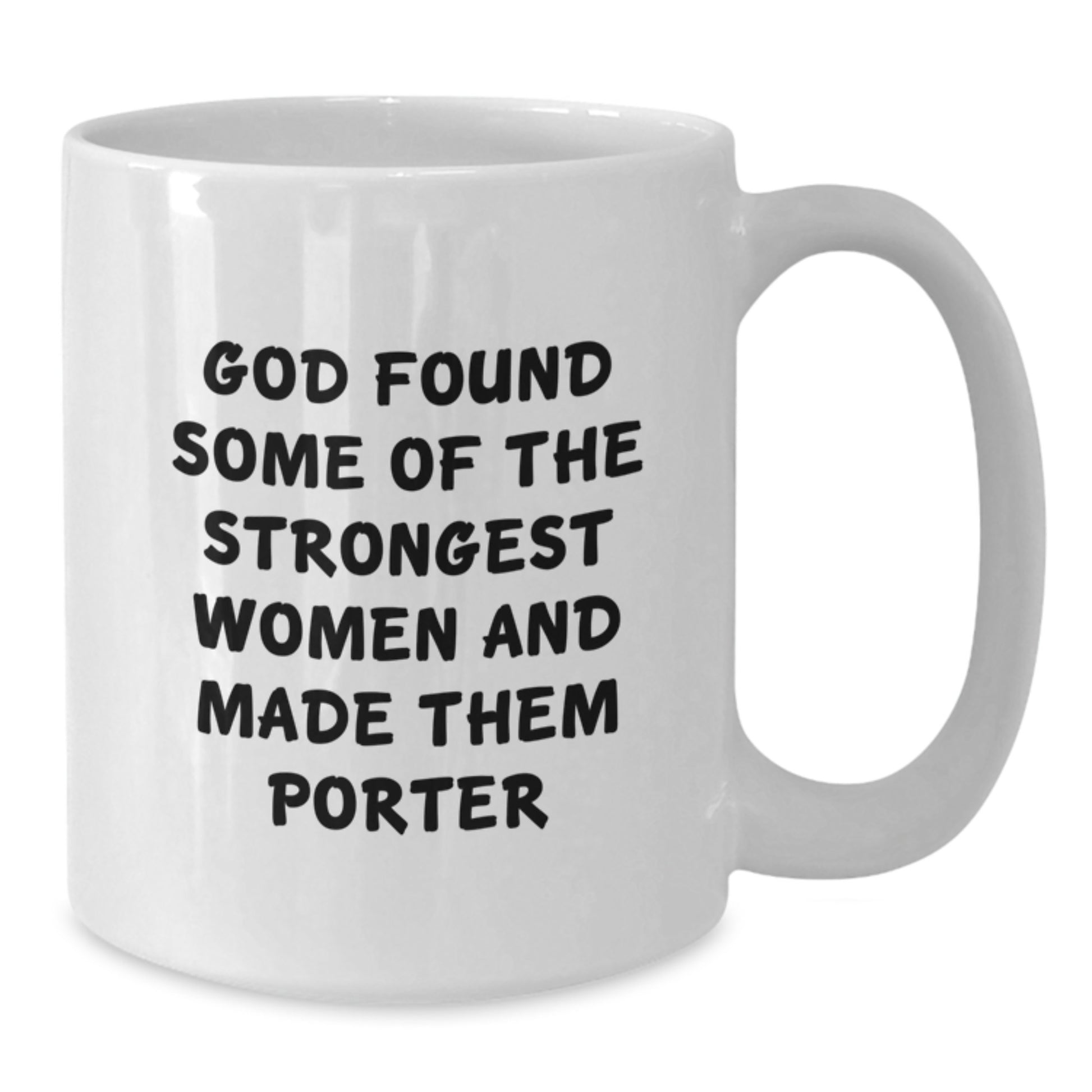 Funny Porter Gifts, White Coffee Mug, Gifts from Family to Porter, Perfect for Women on Christmas - Additional