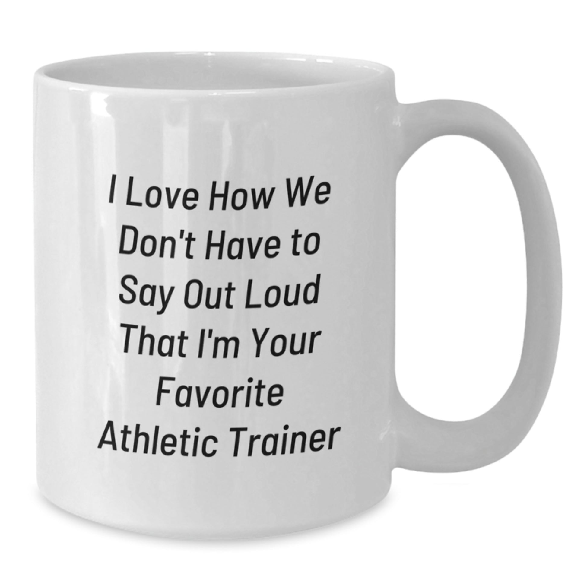 Funny Athletic Trainer Gifts - Gifts from Friends to Favorite Athletic Trainer, Funny White Coffee Mug for Men, Women, Coworkers, Family - Graduation Unique Gifts - Additional