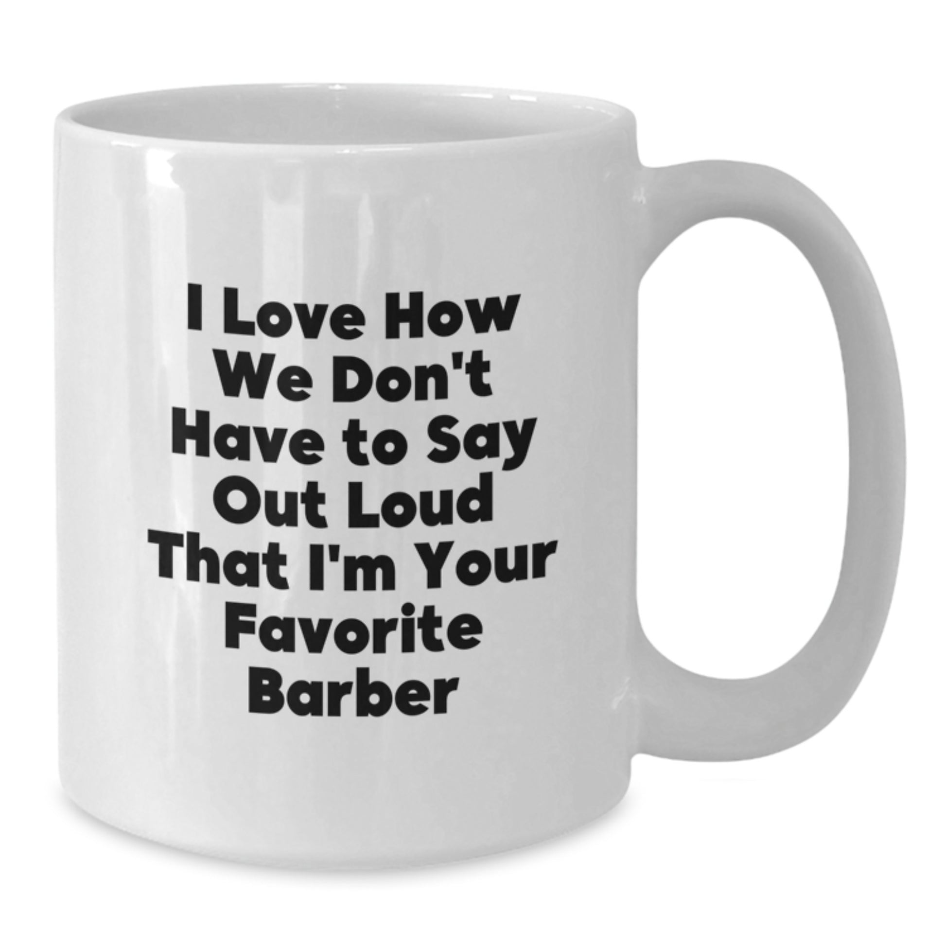 Funny Barber Gifts for Men, Unique Birthday Unique Gifts from Friends to Favorite Barber, White Coffee Mug - Additional