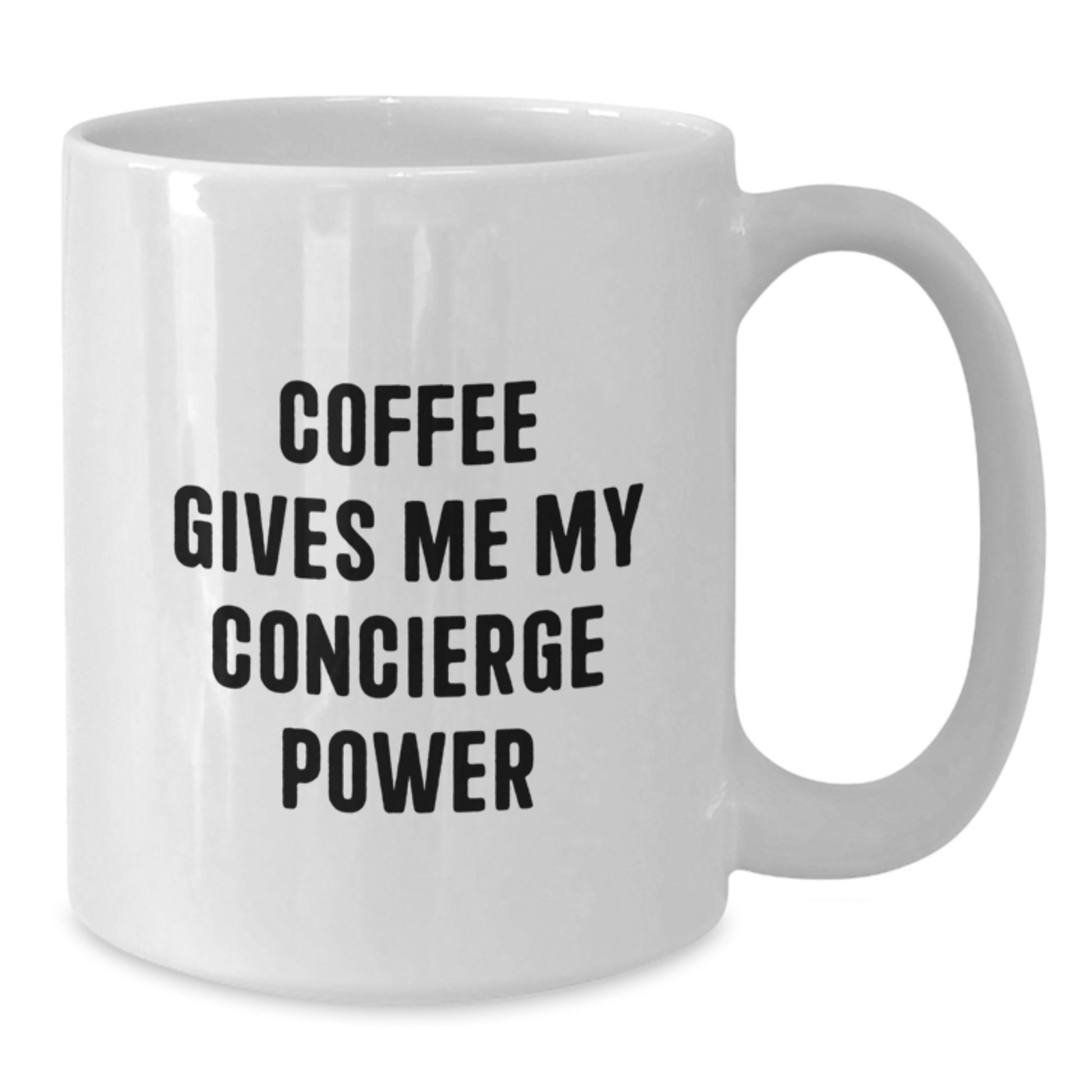 Funny Concierge White Coffee Mug Gifts from Men to Family or Friends with Christmas Unique Gifts Idea - Additional