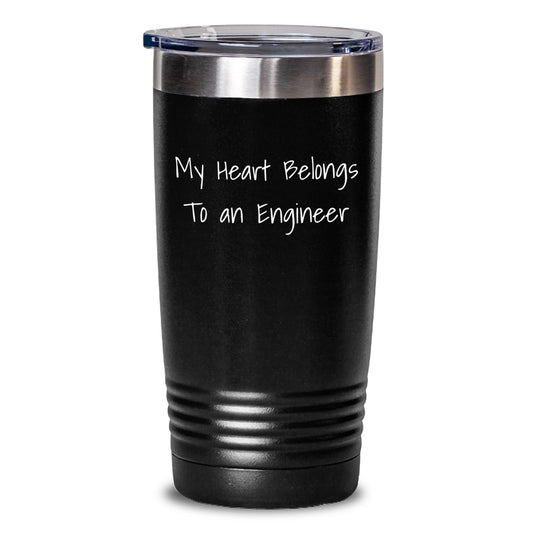 Funny Engineer Gifts from Friends - My Heart Belongs To An Engineer Birthday Unique Gifts for Engineer Men - Main