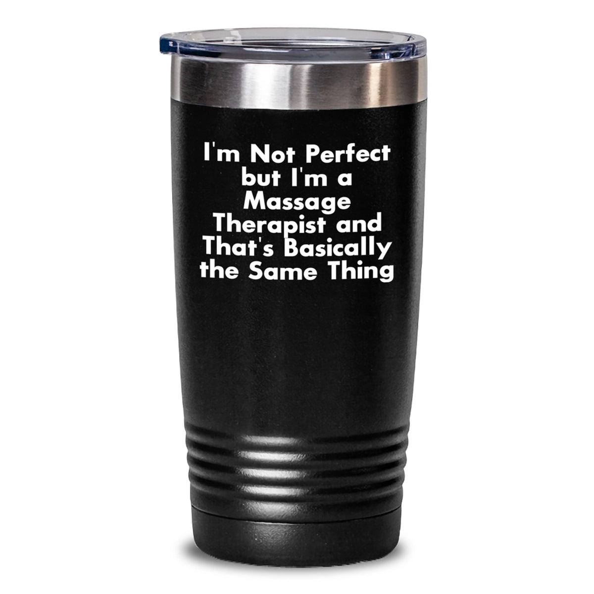 Funny Massage Therapist Gifts from Men - Unique Christmas Tumbler for Massage Therapist, 20oz or 30oz, Stainless Steel - Main