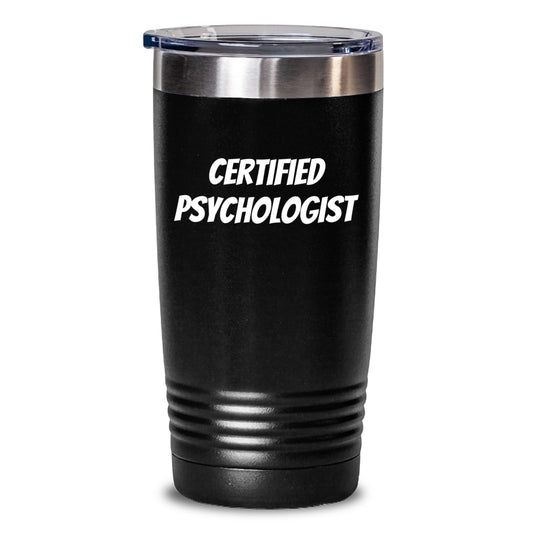 Gifts from Friends for Certified Psychologist Valentine's Unique Tumbler Funny Quote, 'You're a-maze-ing', Black 20oz or 30oz Stainless Steel Tumbler Keeps Drinks Hot or Cold - Main