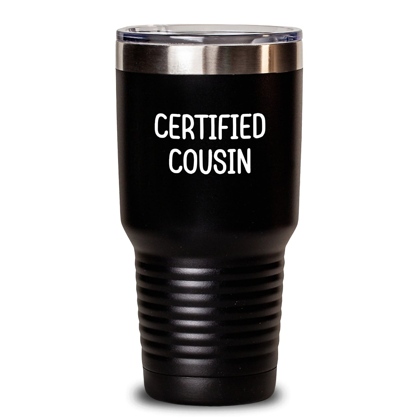 Funny Cousin Gift, Christmas Unique Gifts from Men to Cousin, Stainless Steel Tumbler, Certified Cousin Quote - Main