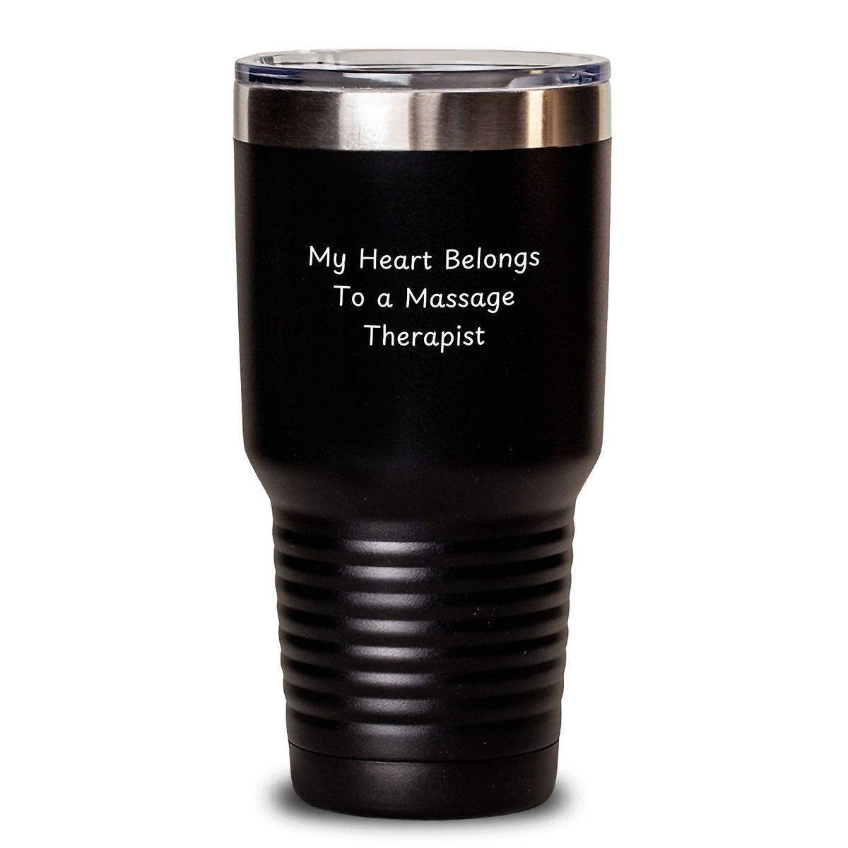 Funny Massage Therapist Gifts from Men for Women - My Heart Belongs To A Massage Therapist Birthday Unique Tumbler - Main