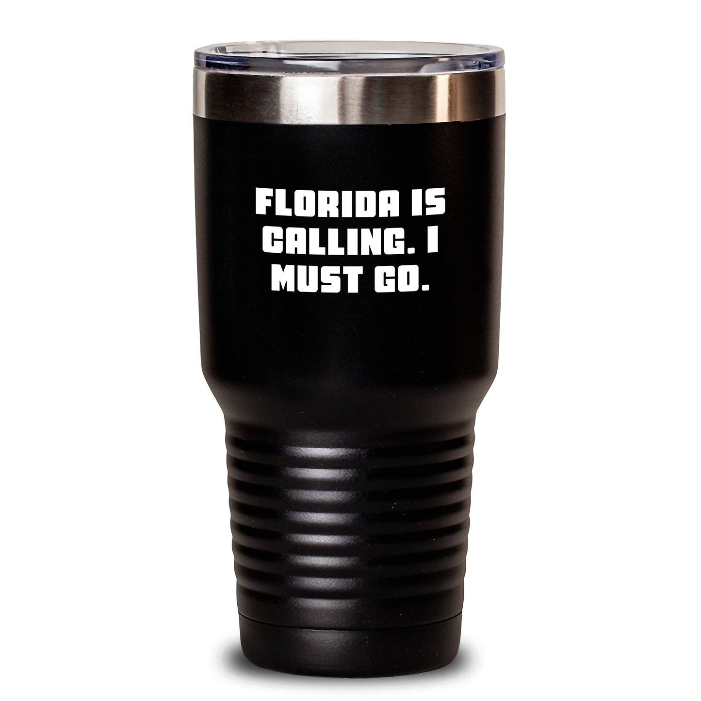 Florida Christmas Unique Gifts from Friends and Family - 'Florida Is Calling. I Must Go.' Funny Tumbler for Men and Women - Main