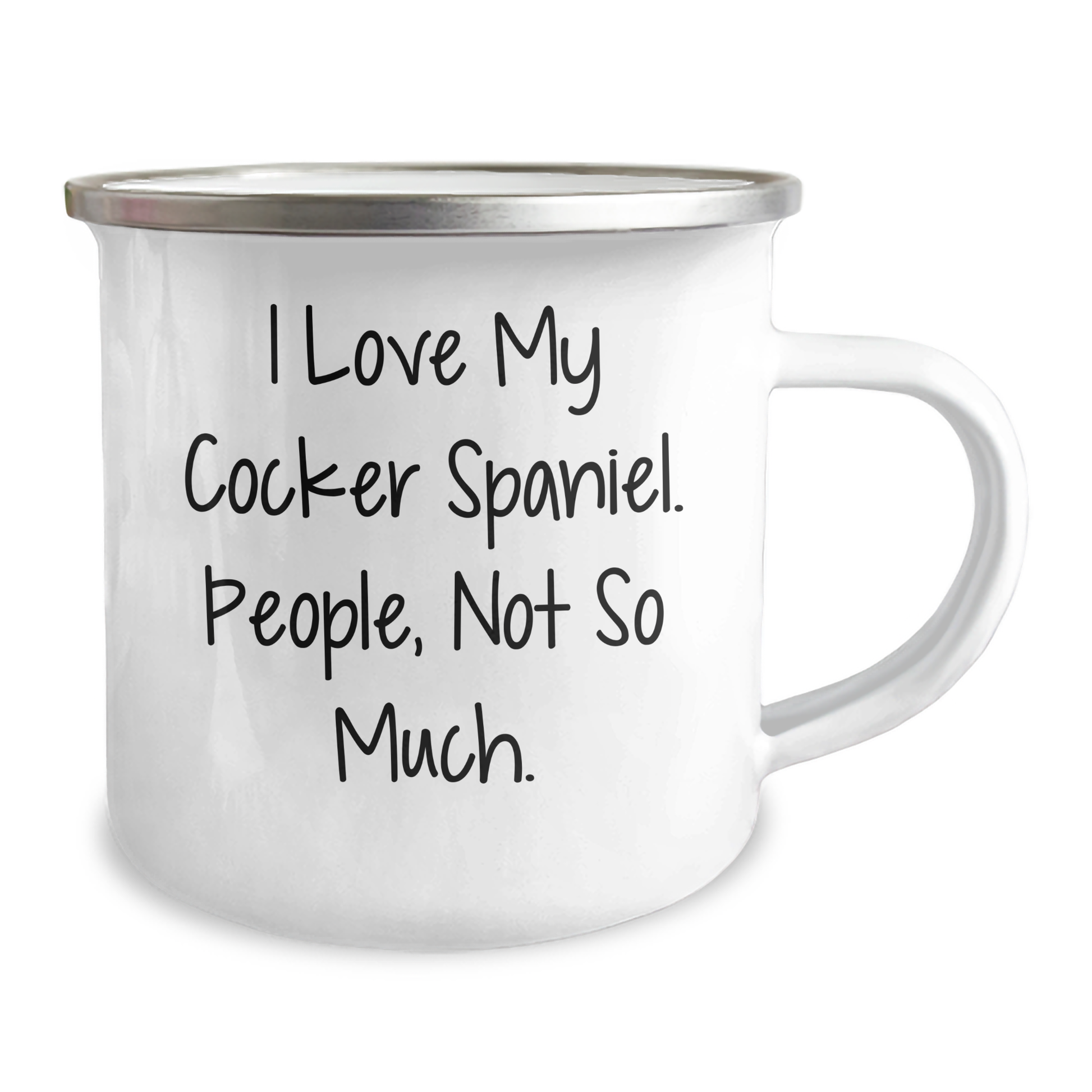 Cocker Spaniel Dog Lovers Gifts from Friends to Family, Funny Quote Mug for Graduation, 12 oz Stainless Steel Camping Mug - Image 2