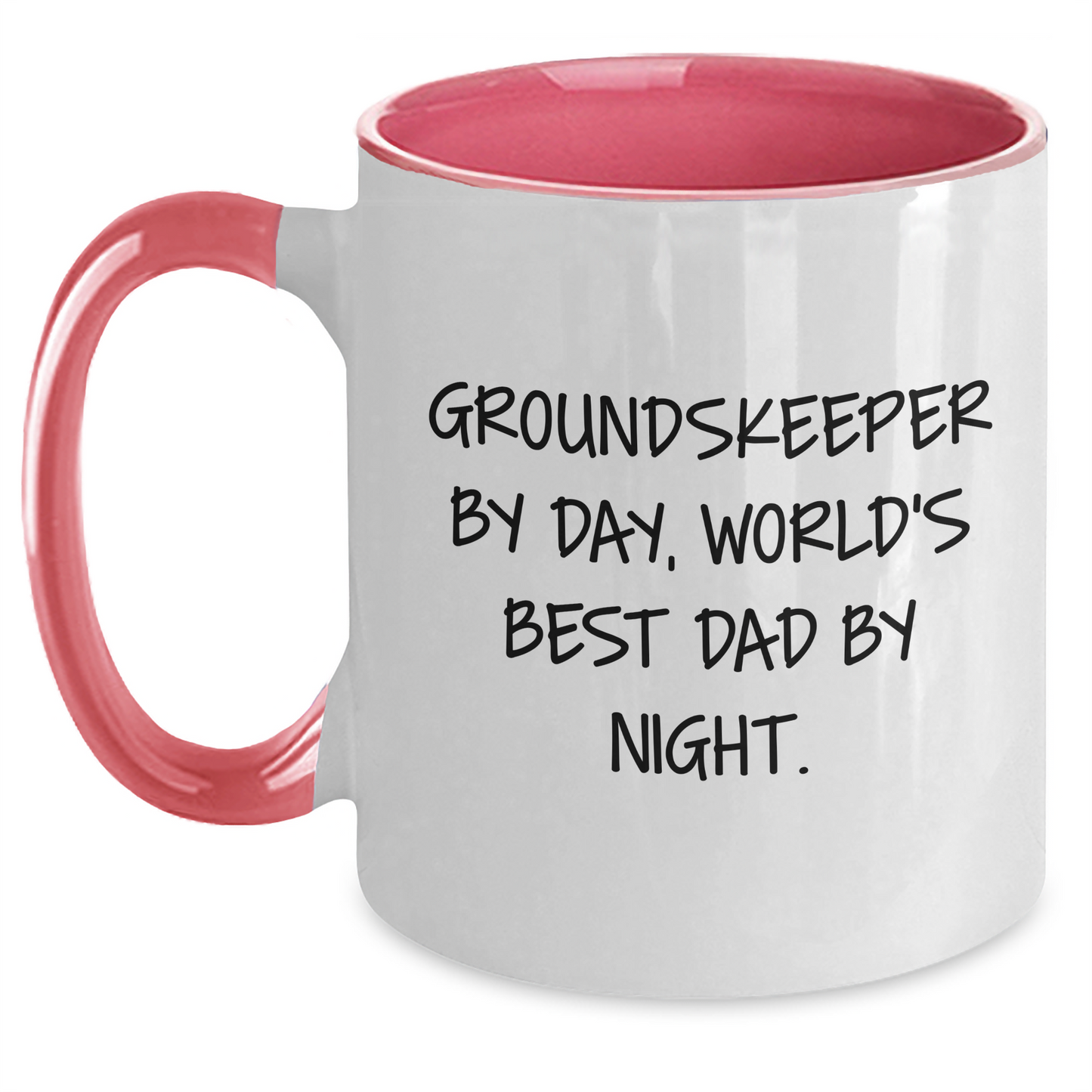 Funny groundskeeper Gifts by Day, Unique Graduation Gifts for Him by Night - Two Tone Coffee Mug - Main