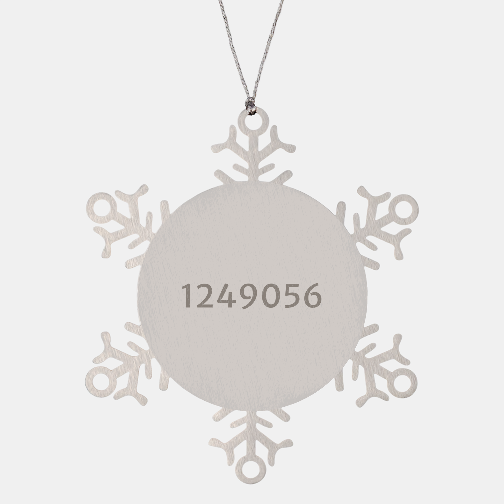 Dancer's Joyful Christmas Unique Gift, Funny 'Life's a Snowflake, Dancer's Journey' Quote, Shatterproof Stainless Steel Ornament, Gifts from Family to Friends - Image 1