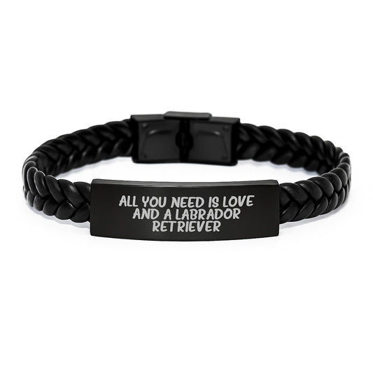 Labrador Retriever Dog Lovers Gifts from Friends for Men - All You Need Is Love And A Labrador Retriever Christmas Unique Presents - Image 1