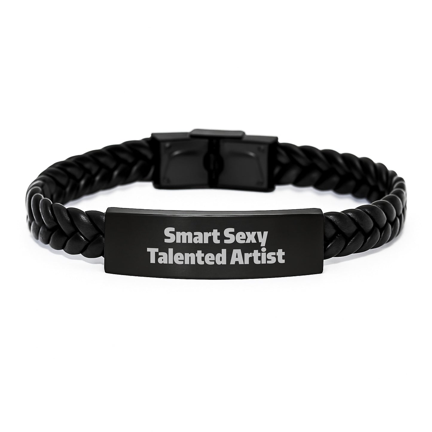 Funny Smart Sexy Artist Gifts Interlaced Leather Birthday Wishes from Friends to Talented Artists - Image 1