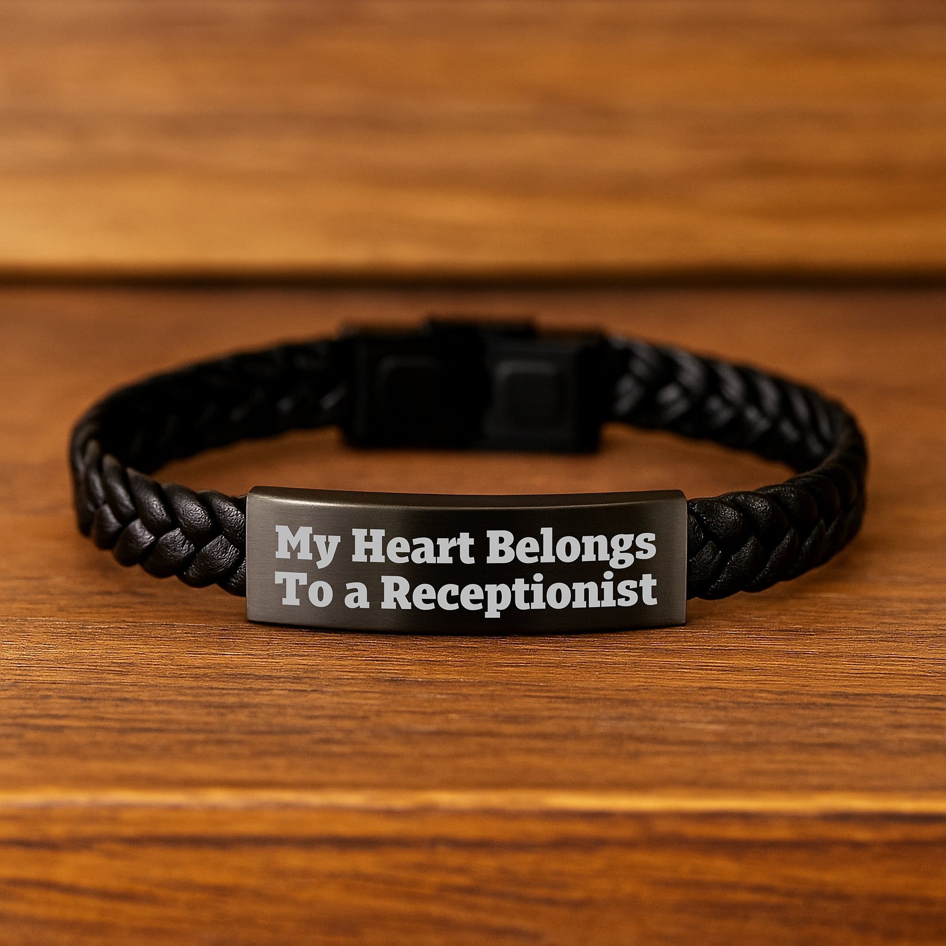 Funny Quotes for Receptionists, My Heart Belongs To A Receptionist, Gifts from Women for Receptionist Christmas Unique Gifts - Image 2
