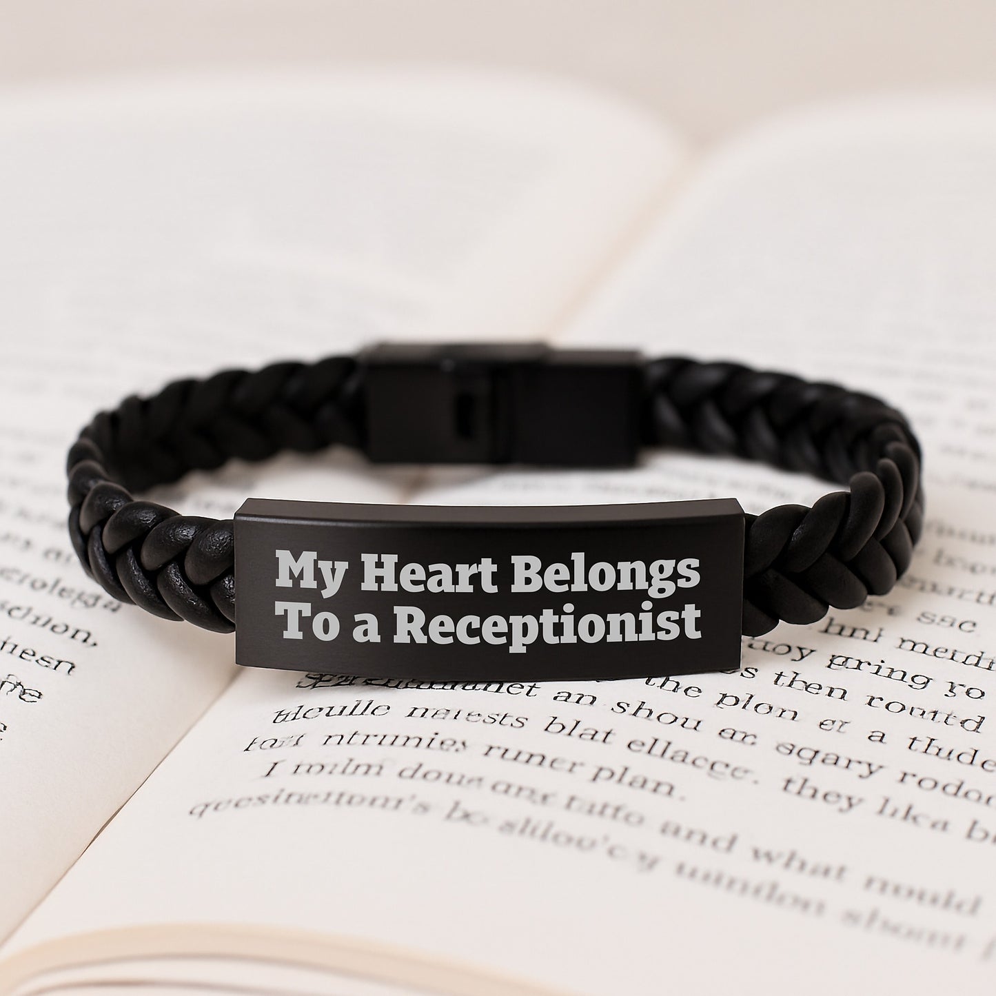 Funny Quotes for Receptionists, My Heart Belongs To A Receptionist, Gifts from Women for Receptionist Christmas Unique Gifts - Image 3